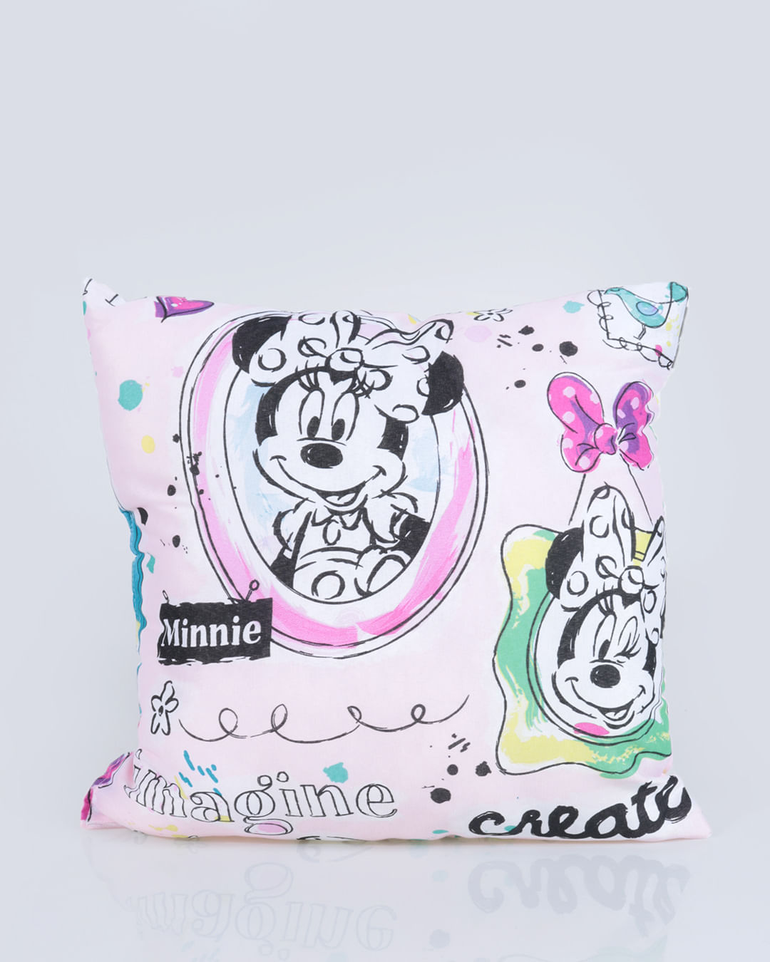Almofada-40x40-Minnie-Paint---Rosa-Claro