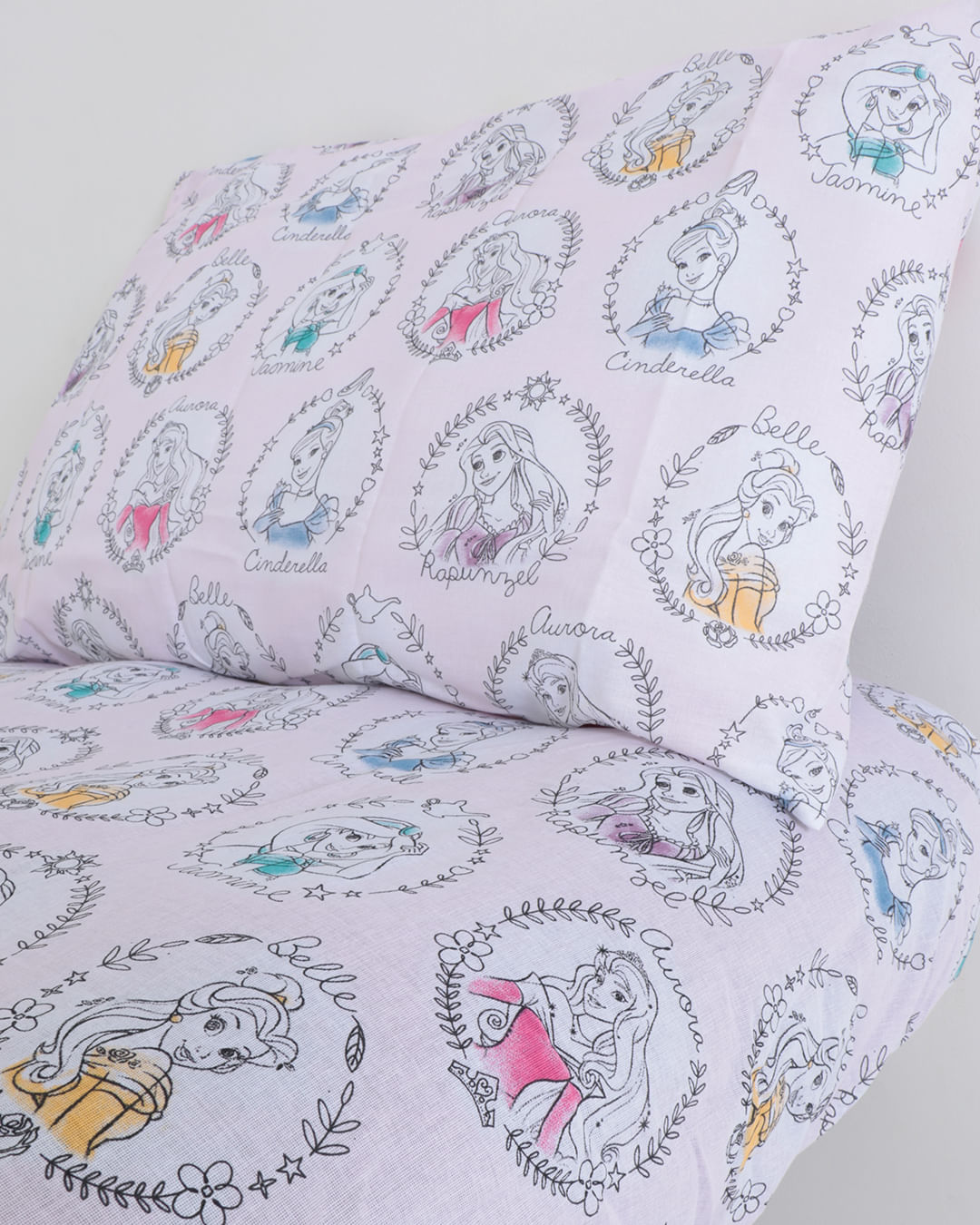 Jg-Cama-Solt-Princesas-Line-02-Pcs---Rosa-Claro