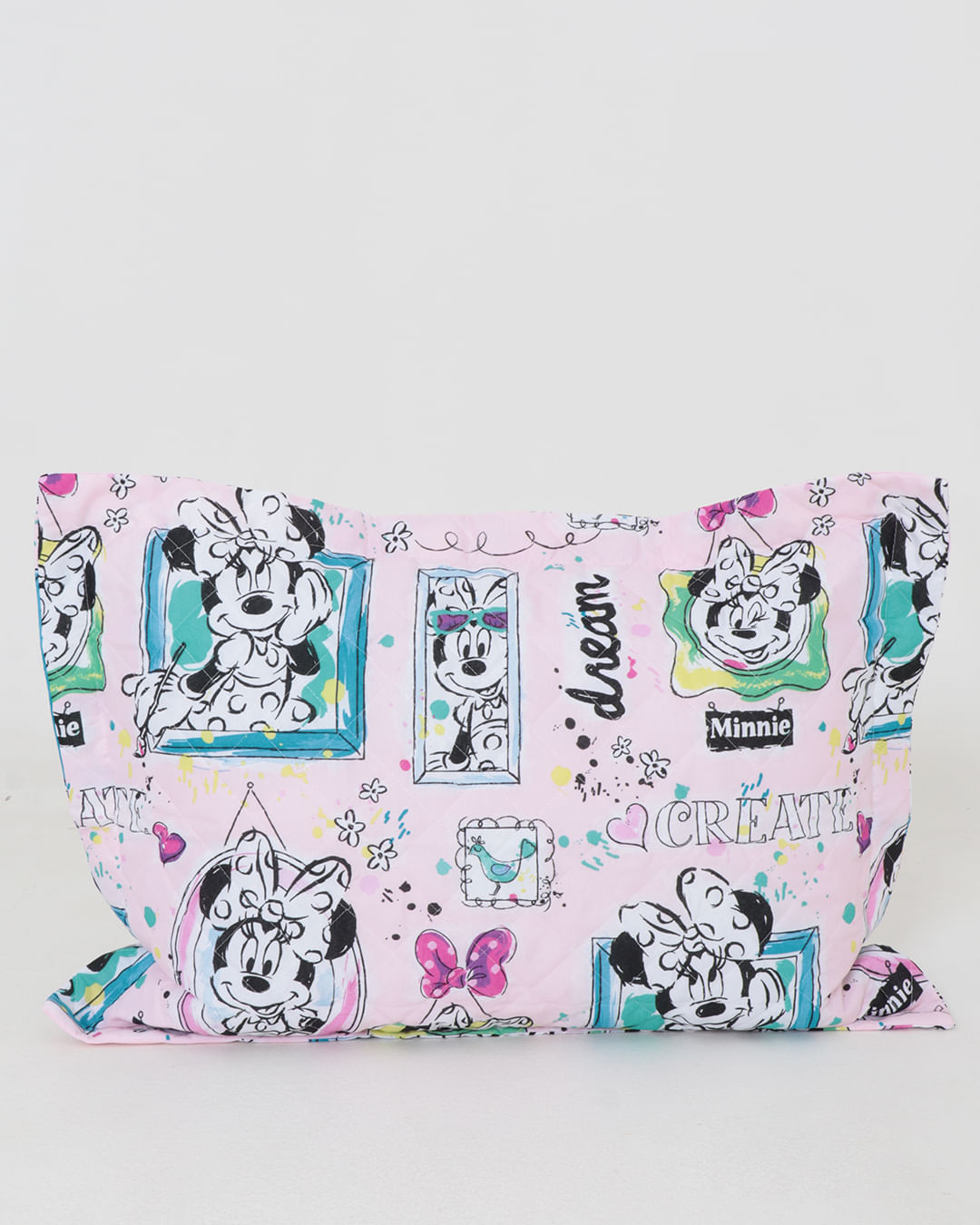 Porta-Trav-Minnie-Paint---Rosa-Claro