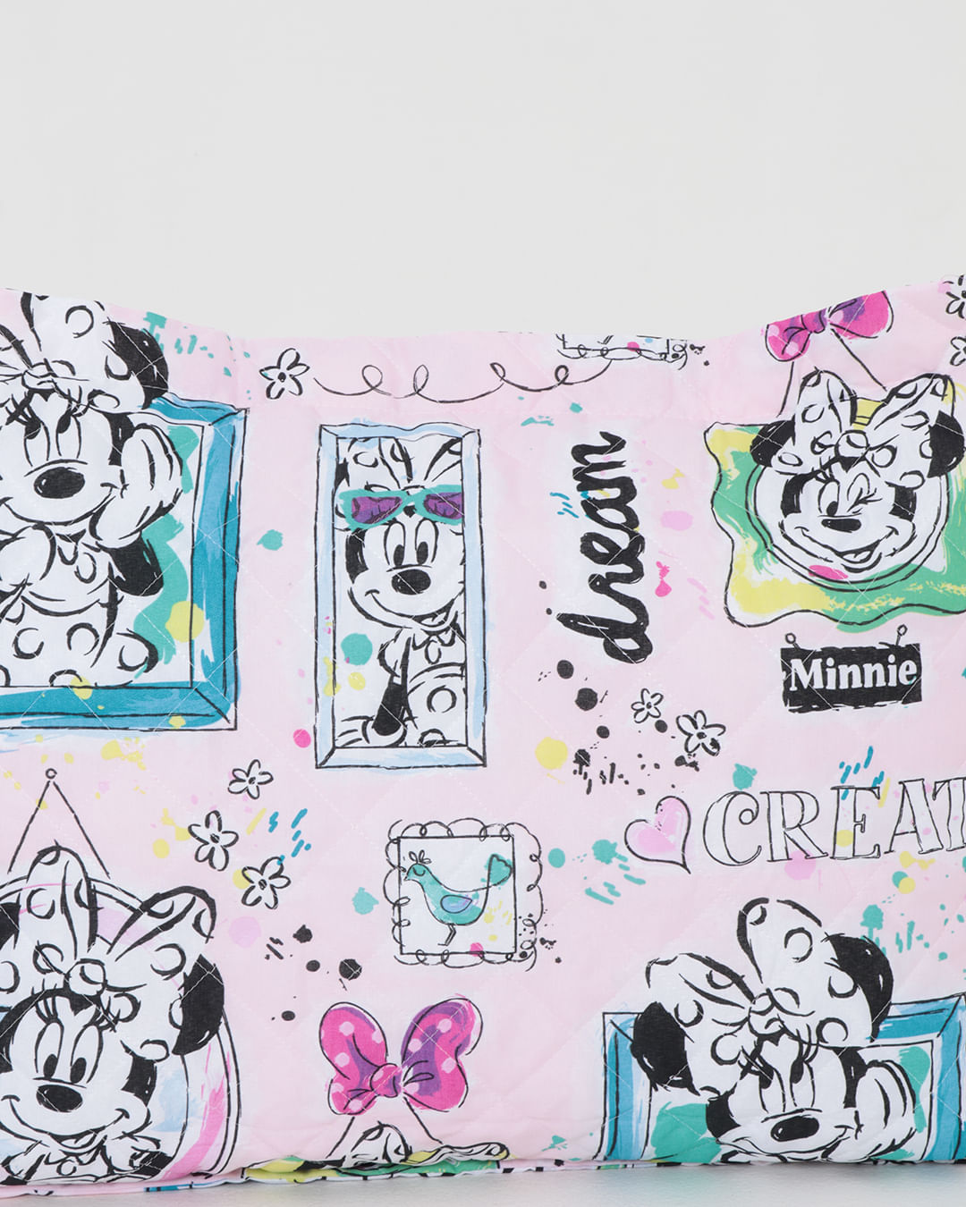 Porta-Trav-Minnie-Paint---Rosa-Claro