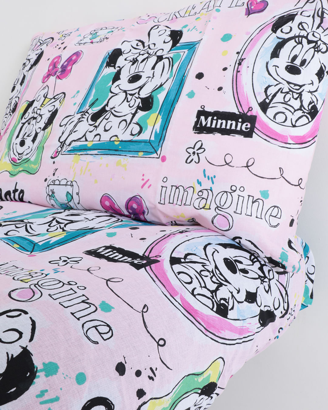 Jg-Cama-Solt-Minnie-Paint-02-Pcs---Rosa-Claro