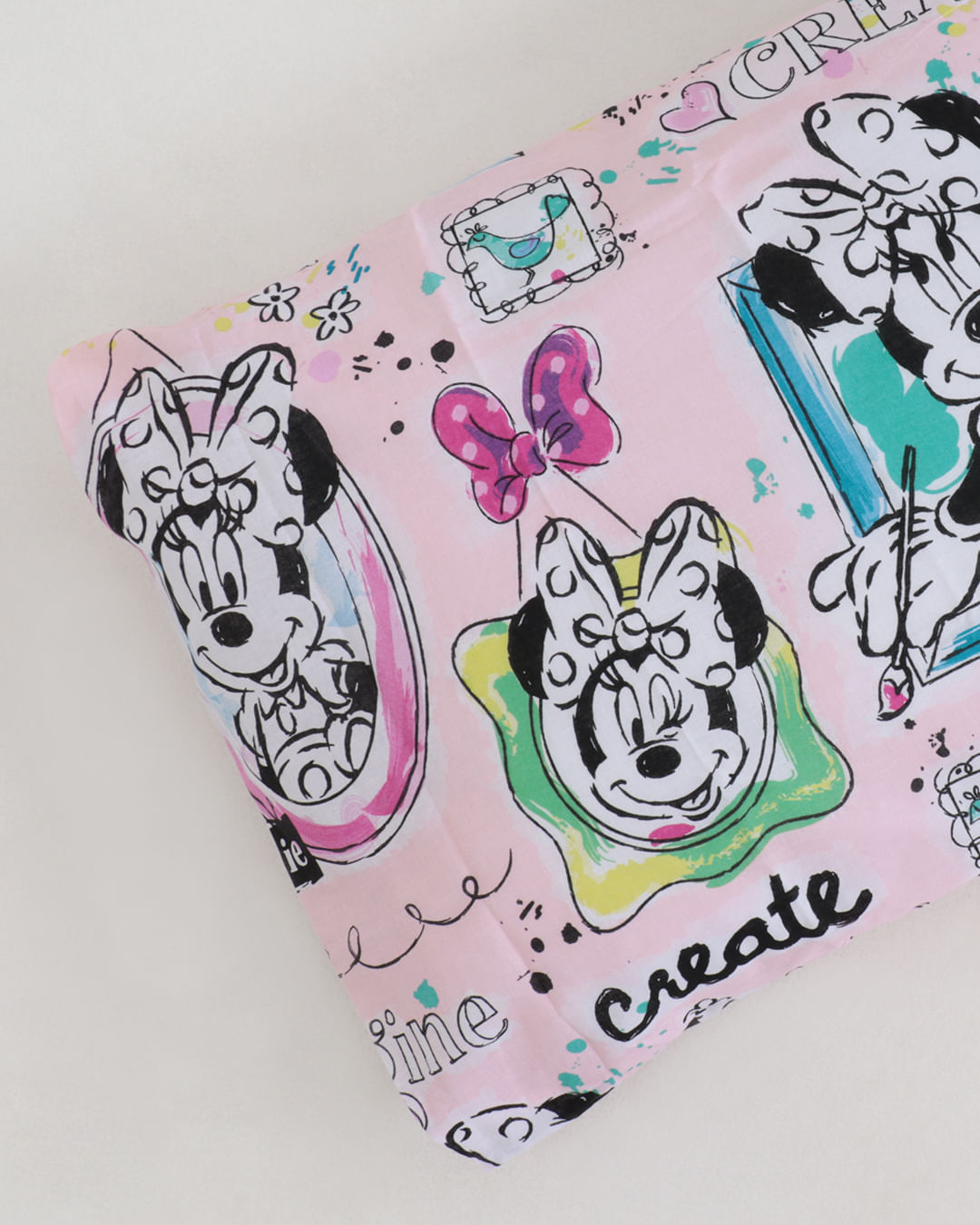 Jg-Cama-Solt-Minnie-Paint-02-Pcs---Rosa-Claro