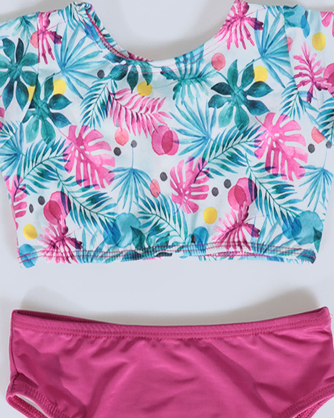 Biquini-Camiseta-1365-Floral-Infa-410---Rosa-Medio