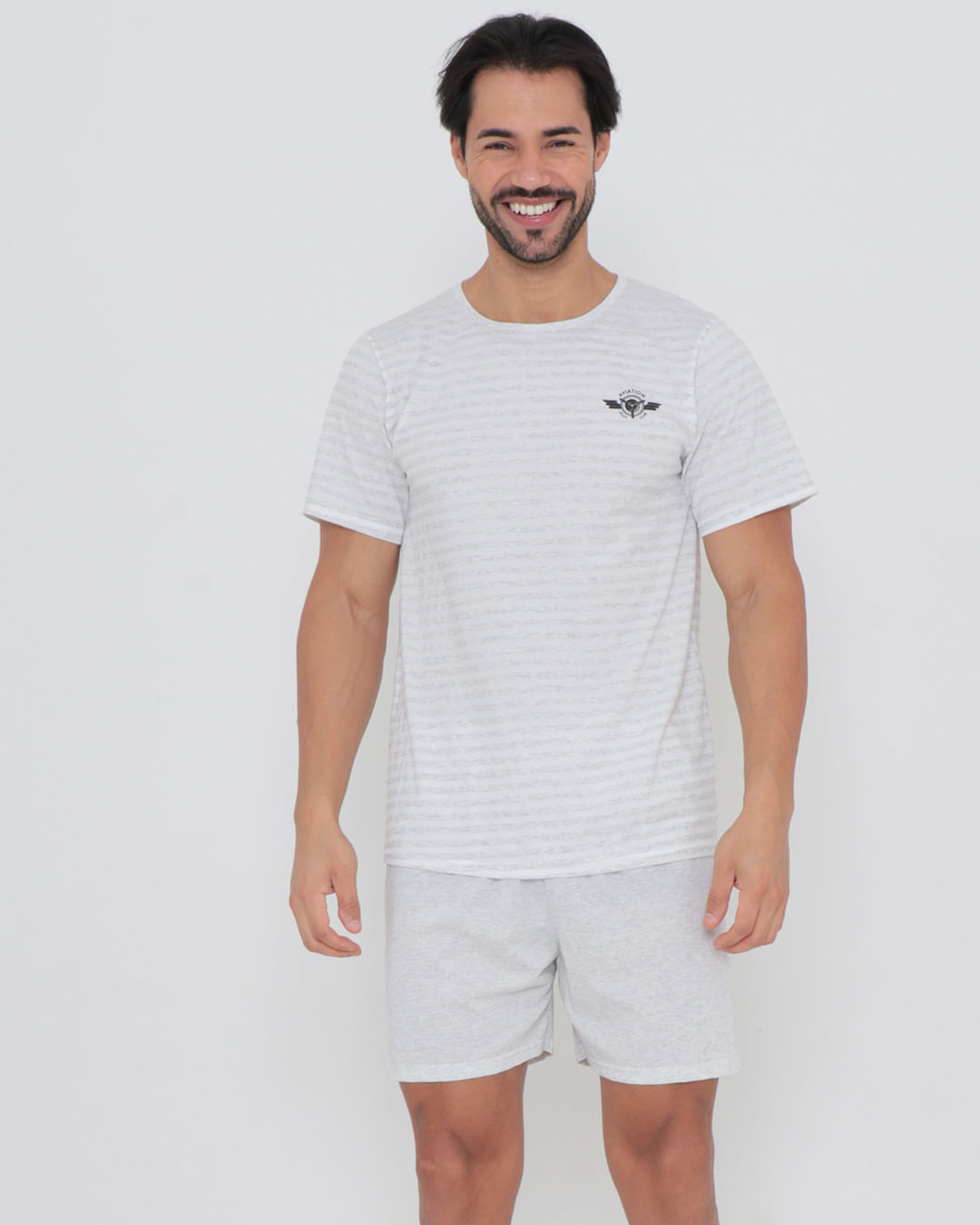 Pijama-Curto-Listrado-Ref-3232---Branco-Listrado