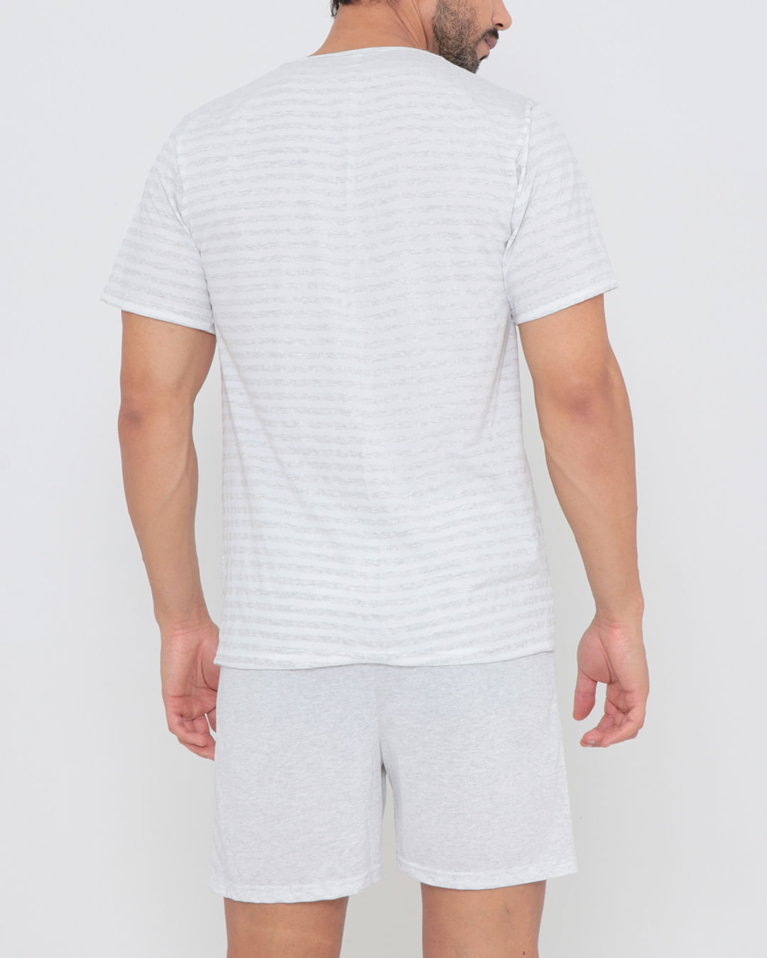 Pijama-Curto-Listrado-Ref-3232---Branco-Listrado