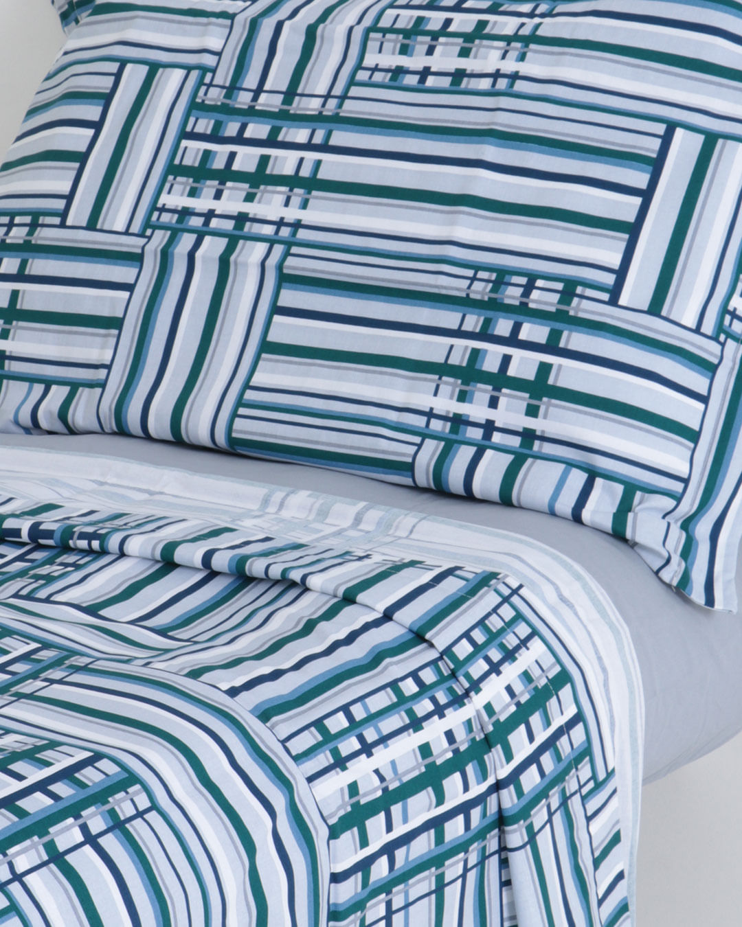 Jg-Cama-Solteiro-Conexion-3-Pc---Cinza-Listrado