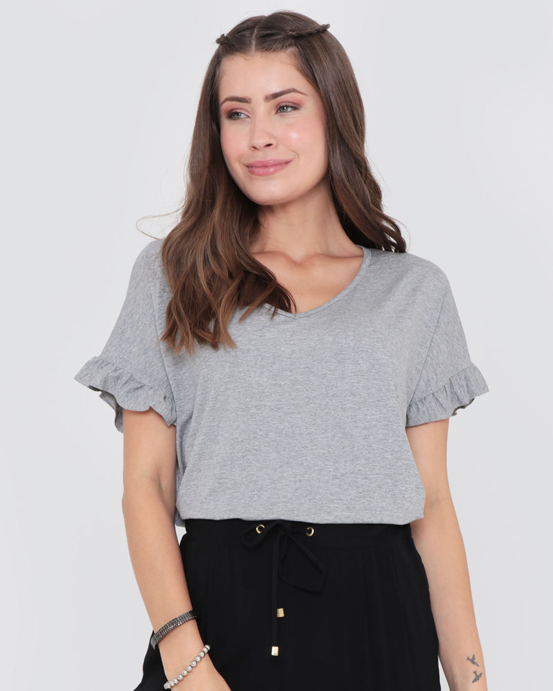 Blusa-33315-Ampla-Babados-Manga---Cinza-Claro
