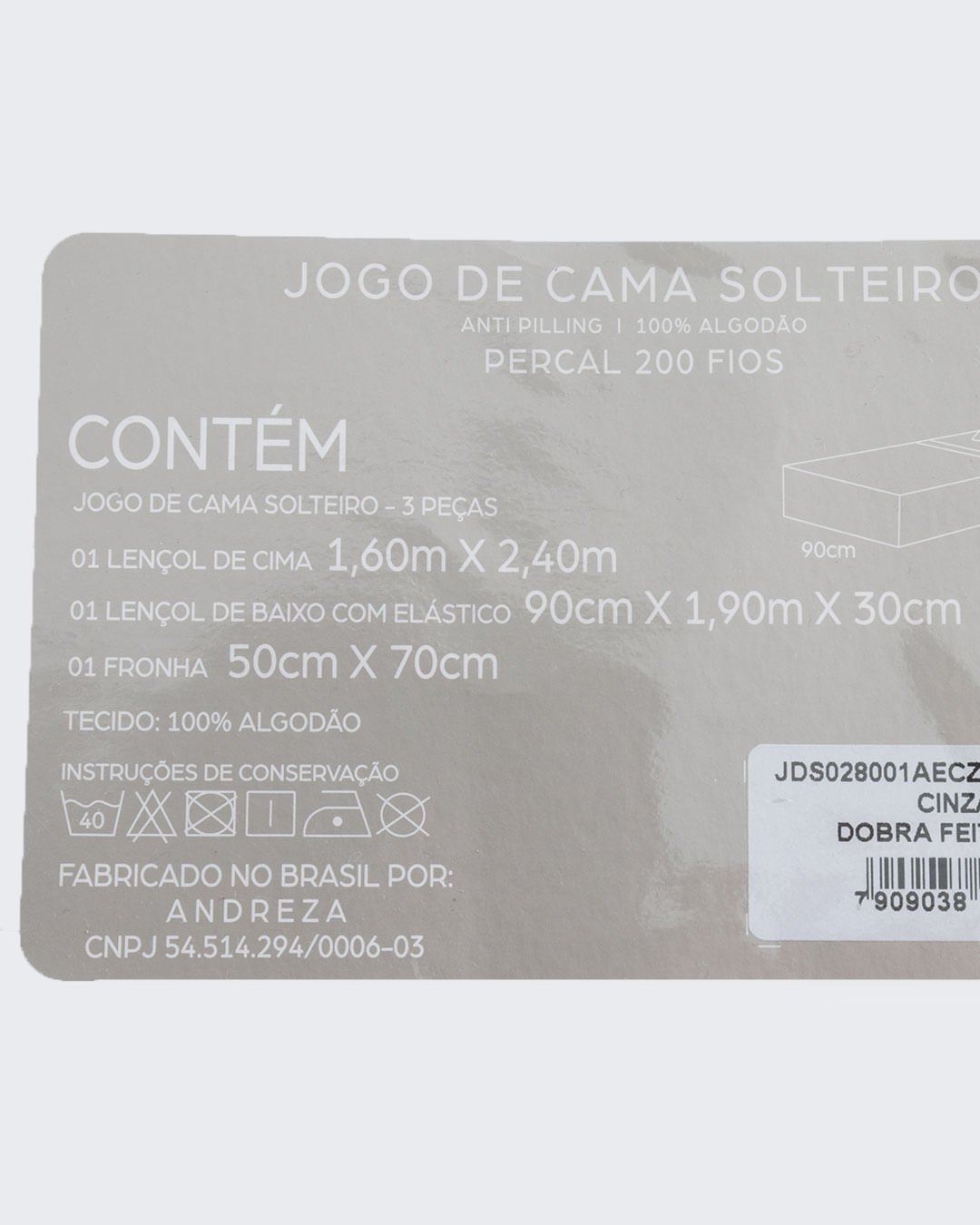 Jg-Cama-Solteiro-Essencial-Cinza---3-Pc---Branco-Listrado