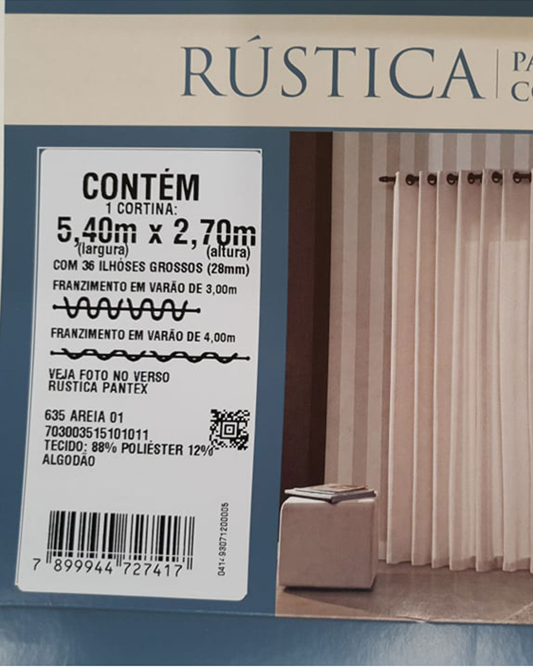 Cortina-Rustica-540m-X-270m-Pantexare---Marrom-Claro