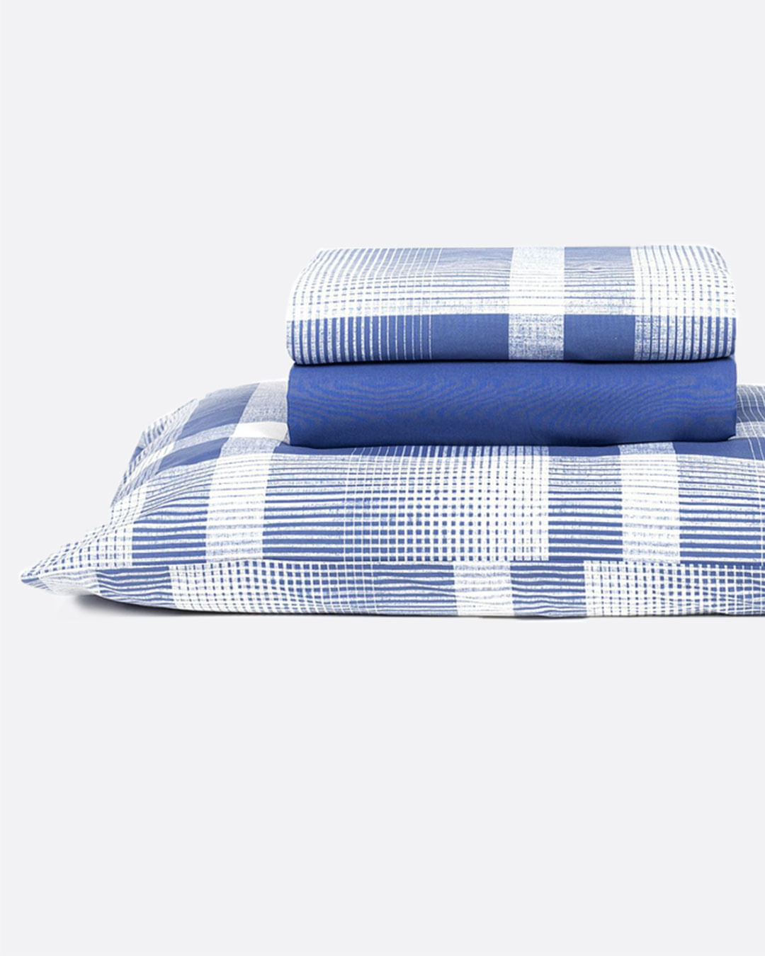 Jg-Cama-Prata-Solteiro-Brodway-Indigo---Azul-Listrado