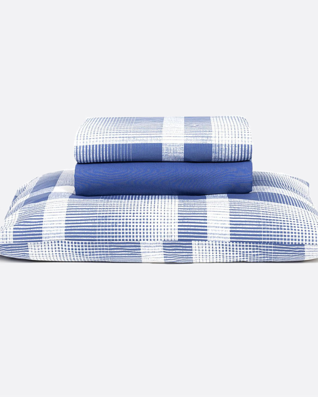 Jg-Cama-Prata-Solteiro-Brodway-Indigo---Azul-Listrado