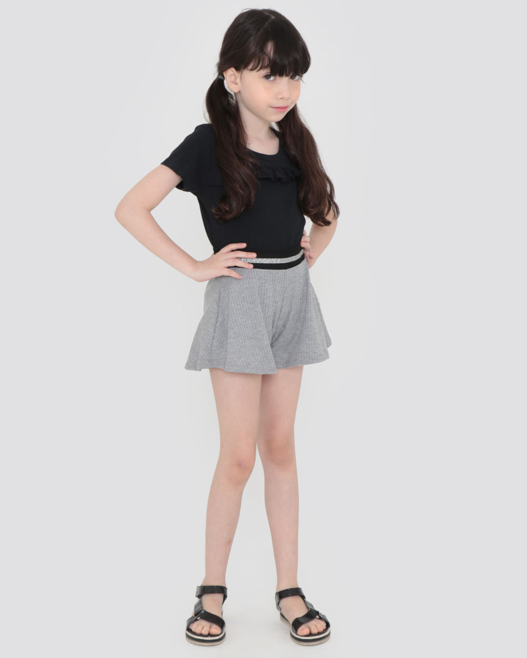 Shorts-9638b-Cos-Lurex-Fem-410---Cinza-Medio