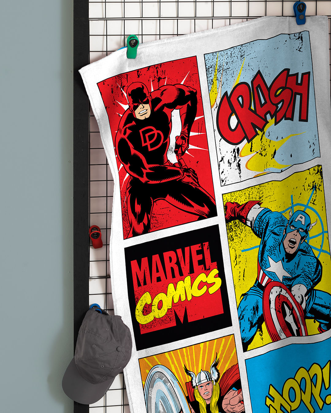 Toalha-Bh-Veludo-70x130-Marvel-Comics---Branco