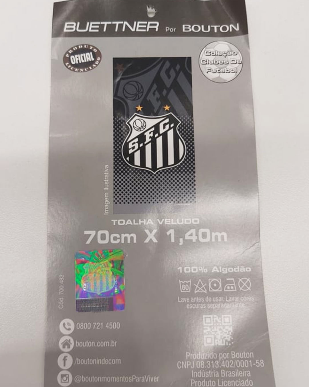 Toalha-Time-70x140-Santos---Preto