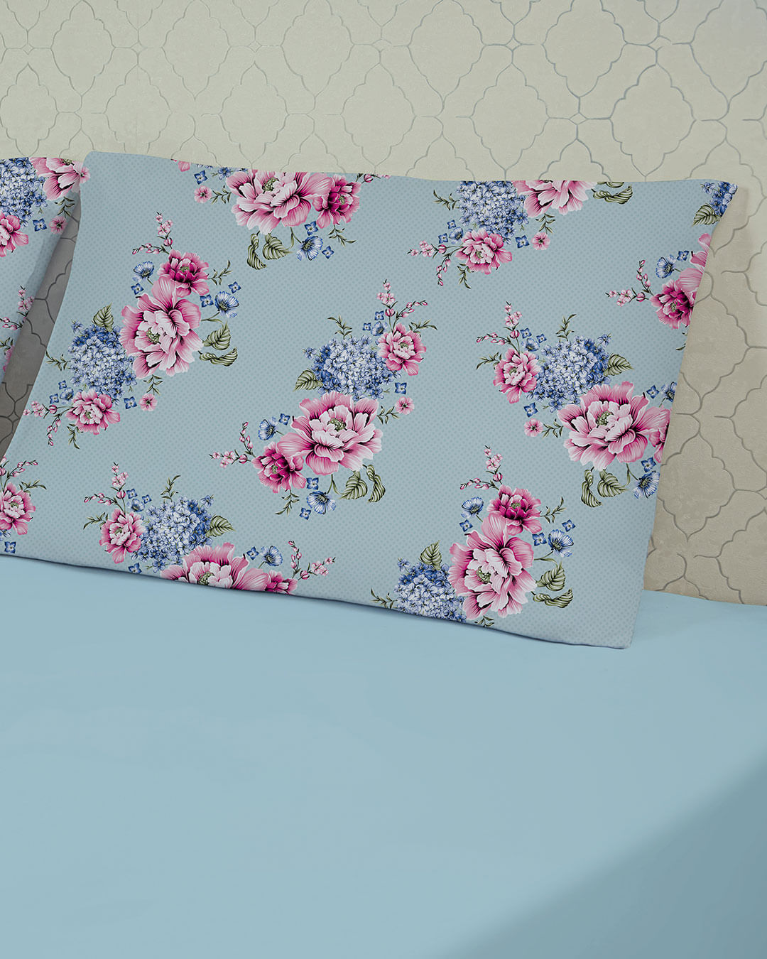 Jg-De-Cama-Queen-Slim-3pcs---Azul-Floral