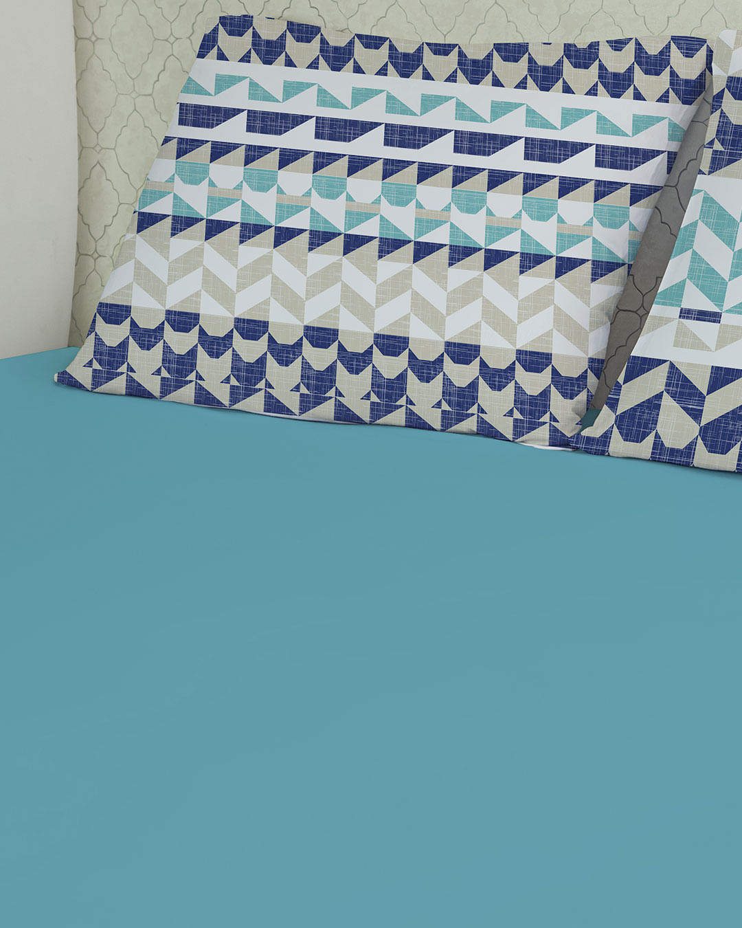 Jg-De-Cama-Queen-Slim-3pcs---Azul-Geometrico
