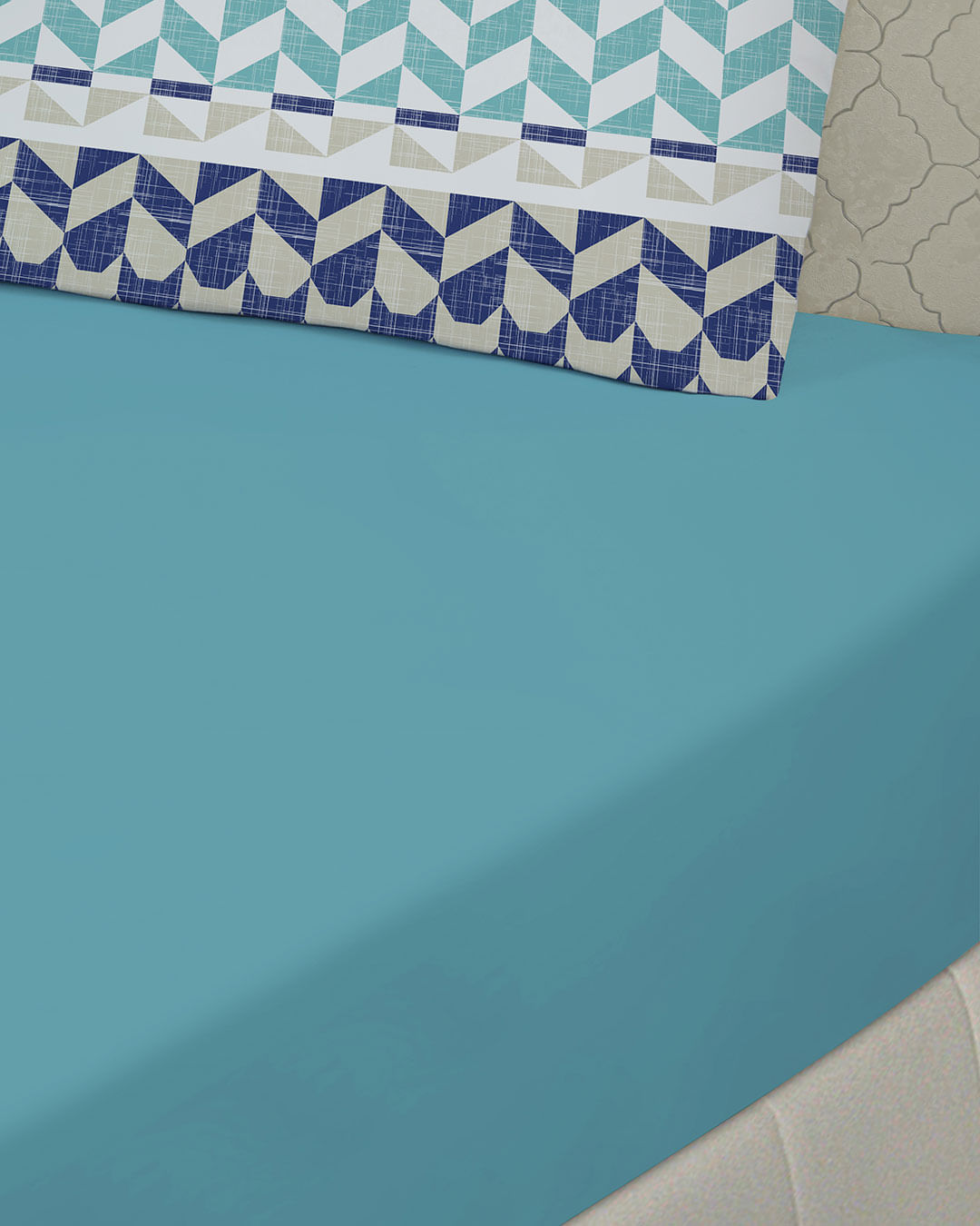 Jg-De-Cama-Queen-Slim-3pcs---Azul-Geometrico