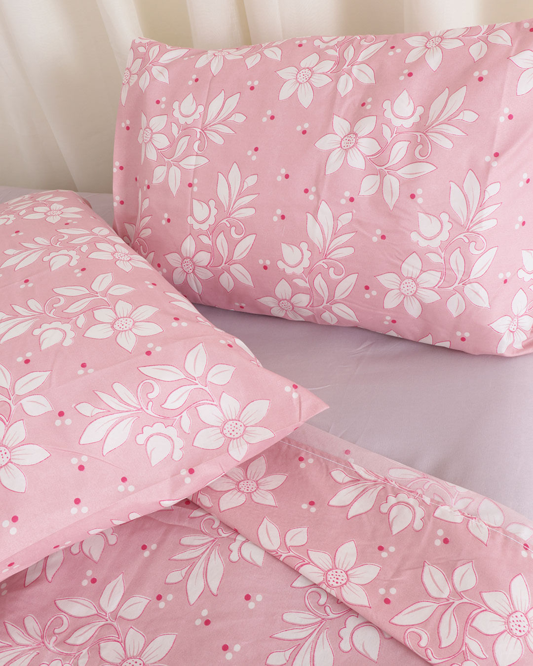 Jogo-De-Cama-Queen-Micro----4-Pecas---Rosa-Claro