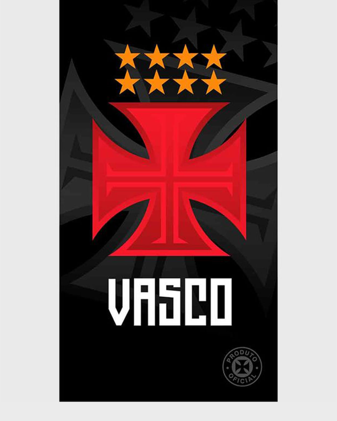 Toalha-Time-70x140-Vasco---Preto