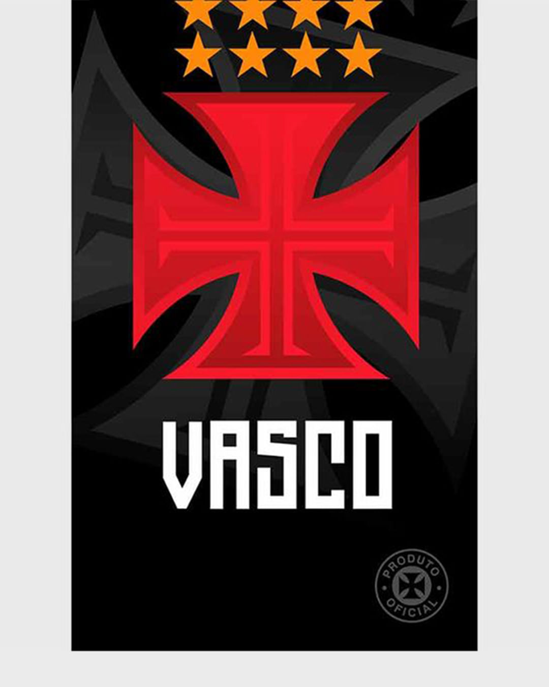Toalha-Time-70x140-Vasco---Preto
