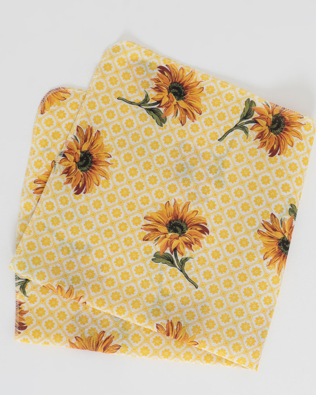 Toalha-Cha-65x65---Amarelo-Floral