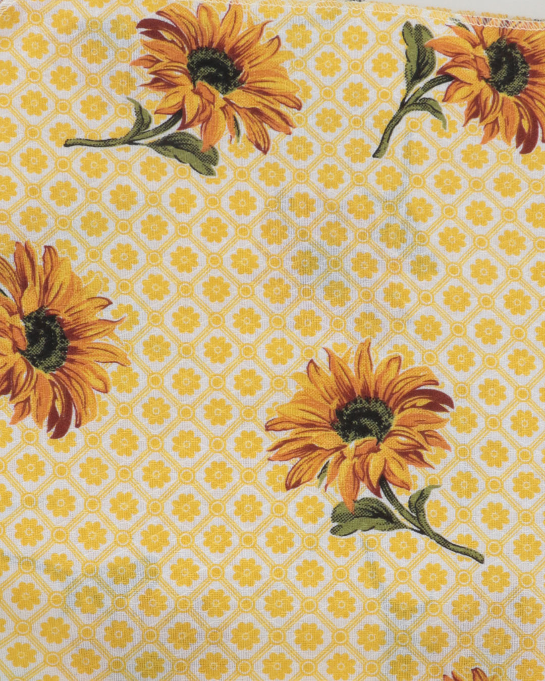 Toalha-Cha-65x65---Amarelo-Floral