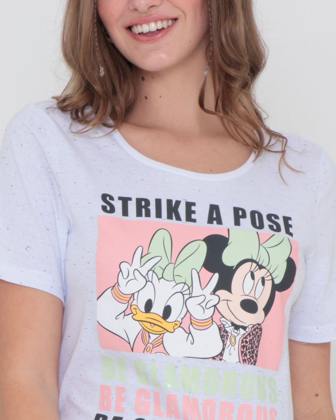 Tshirt-Minnie-Marg-Botone-F1706---Branco