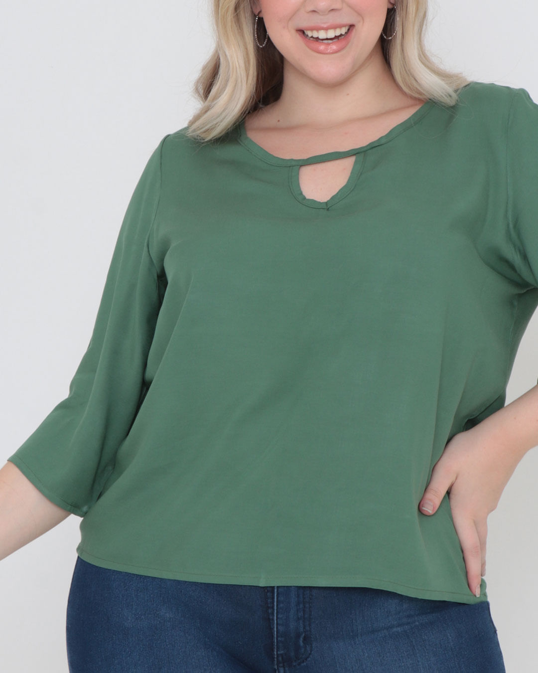Blusa-8070pl-Com-Gota-Lisa---Verde-Medio