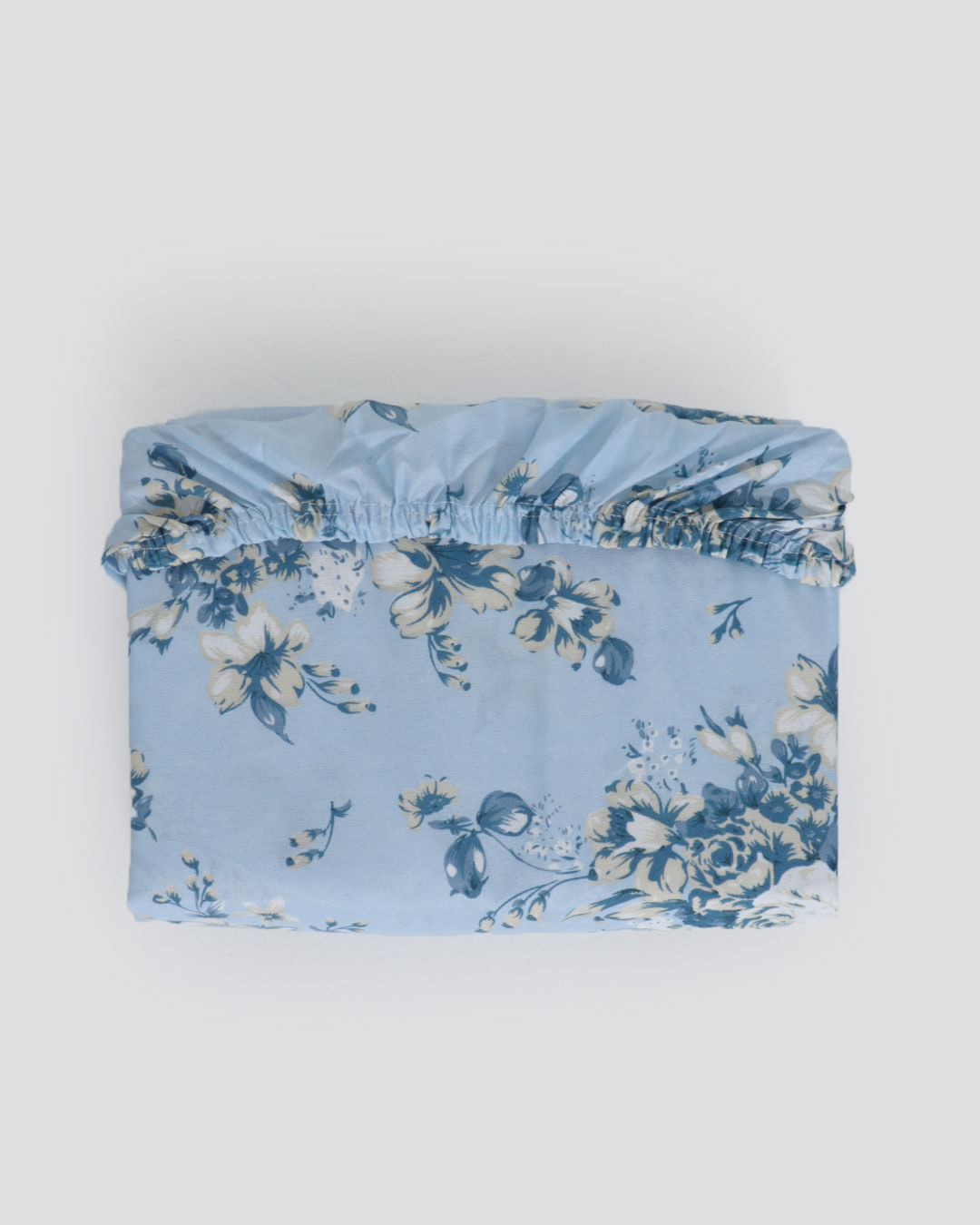 Lencol-Avulso-Solteiro-C-Elast-Imp---Azul-Floral