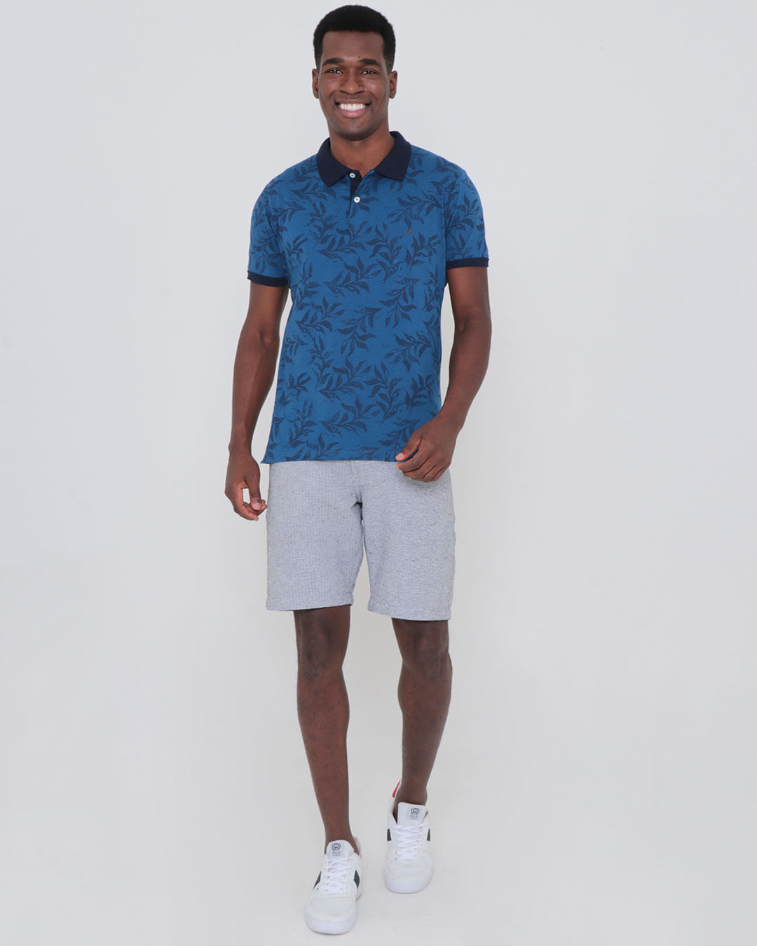 Polo-P0244--Floralcinza-Pgg---Azul-Claro