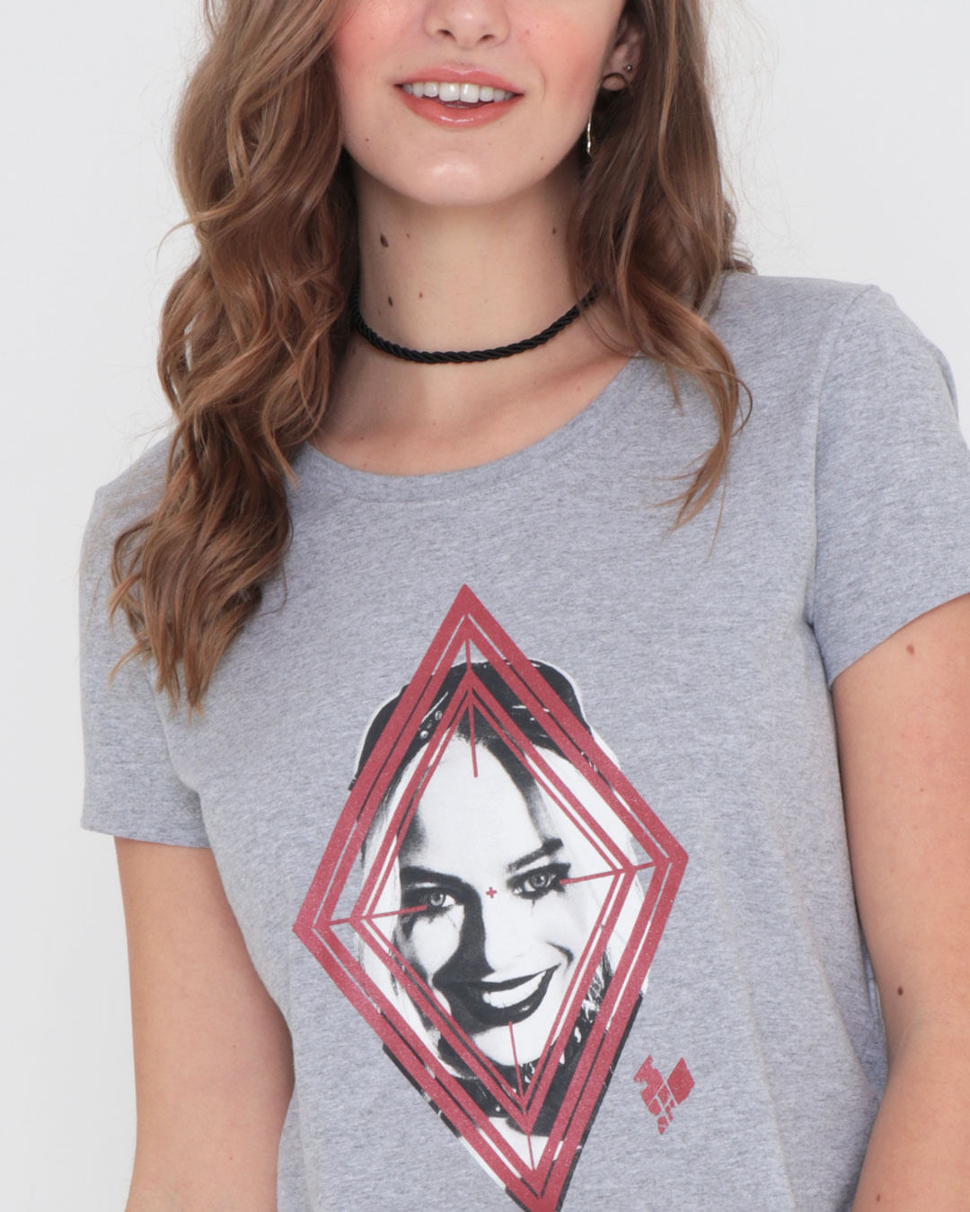 Tshirt-Suicide-Squad-Arleq-R1550---Cinza-Medio