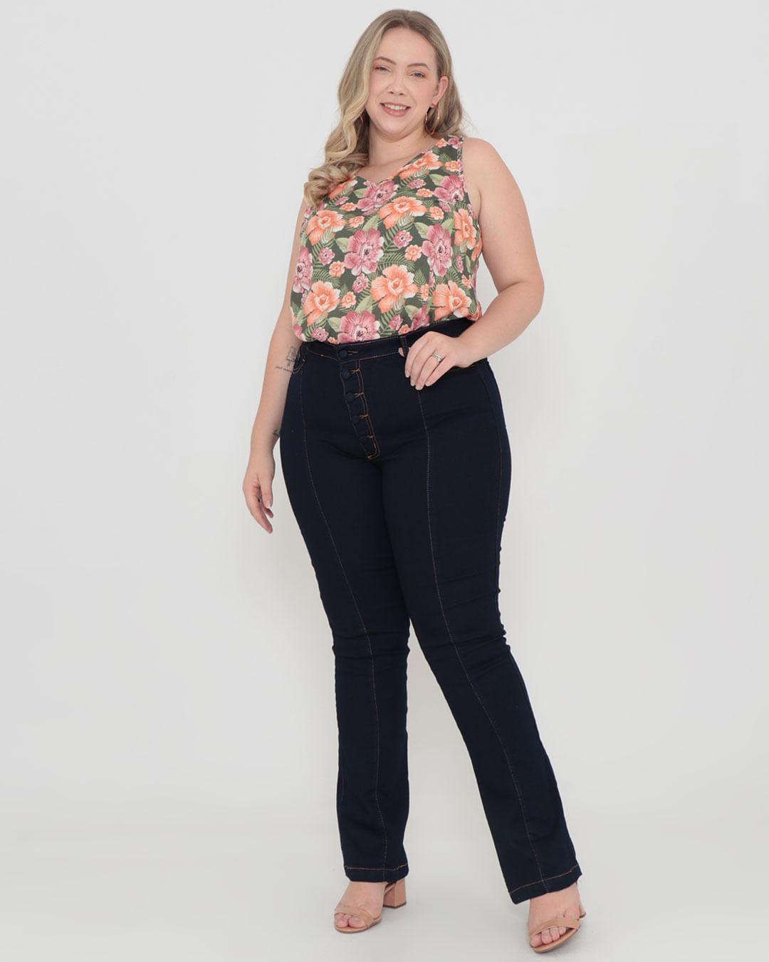 Calca-J-F-Ly-Flare-Plus-122263---Blue-Jeans-Escuro