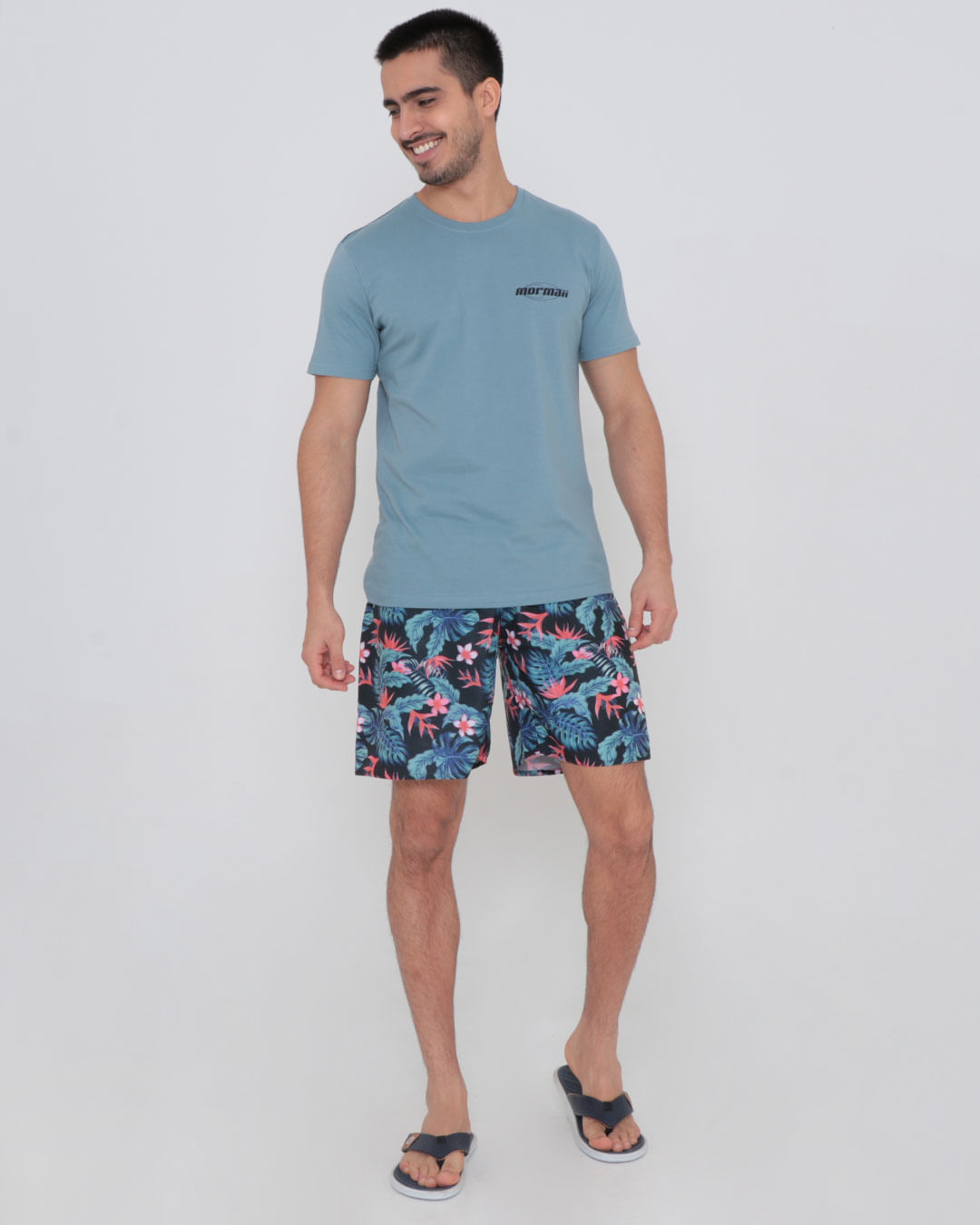 Bermuda-2380-Cos-Elastico-E1459---Preto-Floral