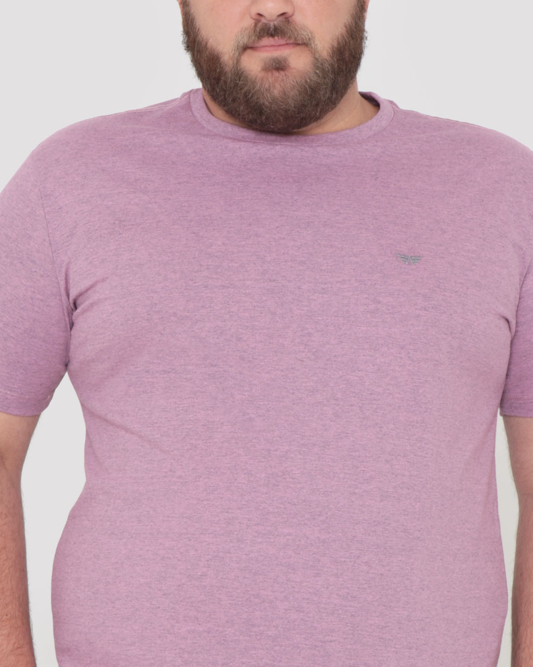 Camiseta-Cpm1-61101 -Mescla-Rosa-Plus---Rosa-Claro