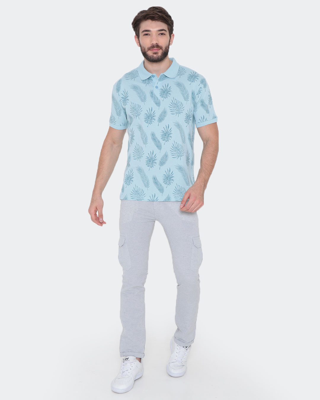 Polo-Ib12447-Floral-Menta-Pgg---Azul-Claro