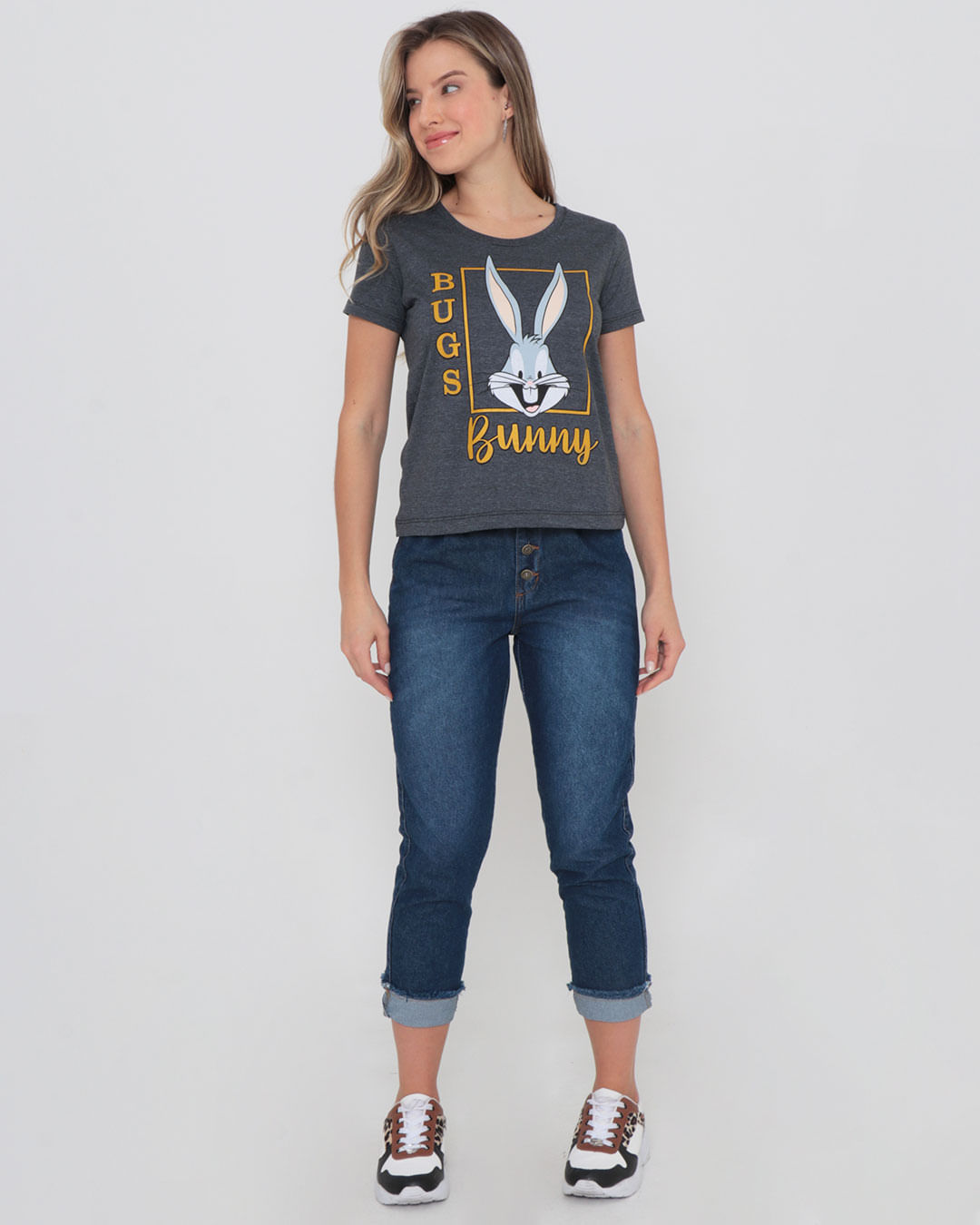 Camiseta-Pernalonga-Mescla-P7-Bl616---Cinza-Escuro