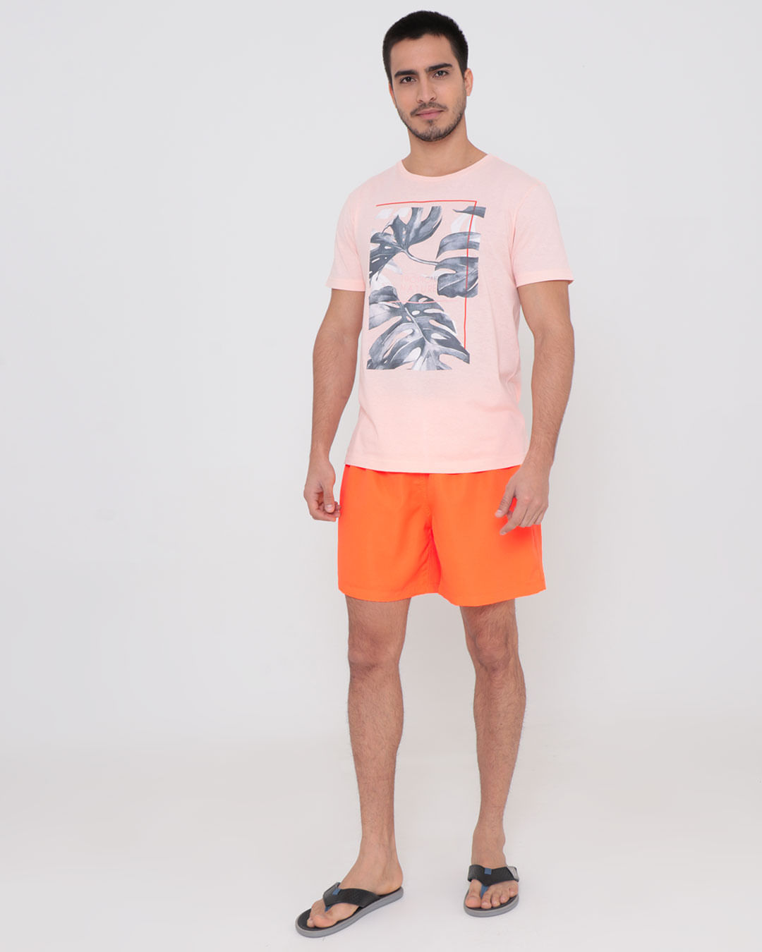 Shorts-Sun013-Bolso-Traseiro-Laranja---Laranja-Medio