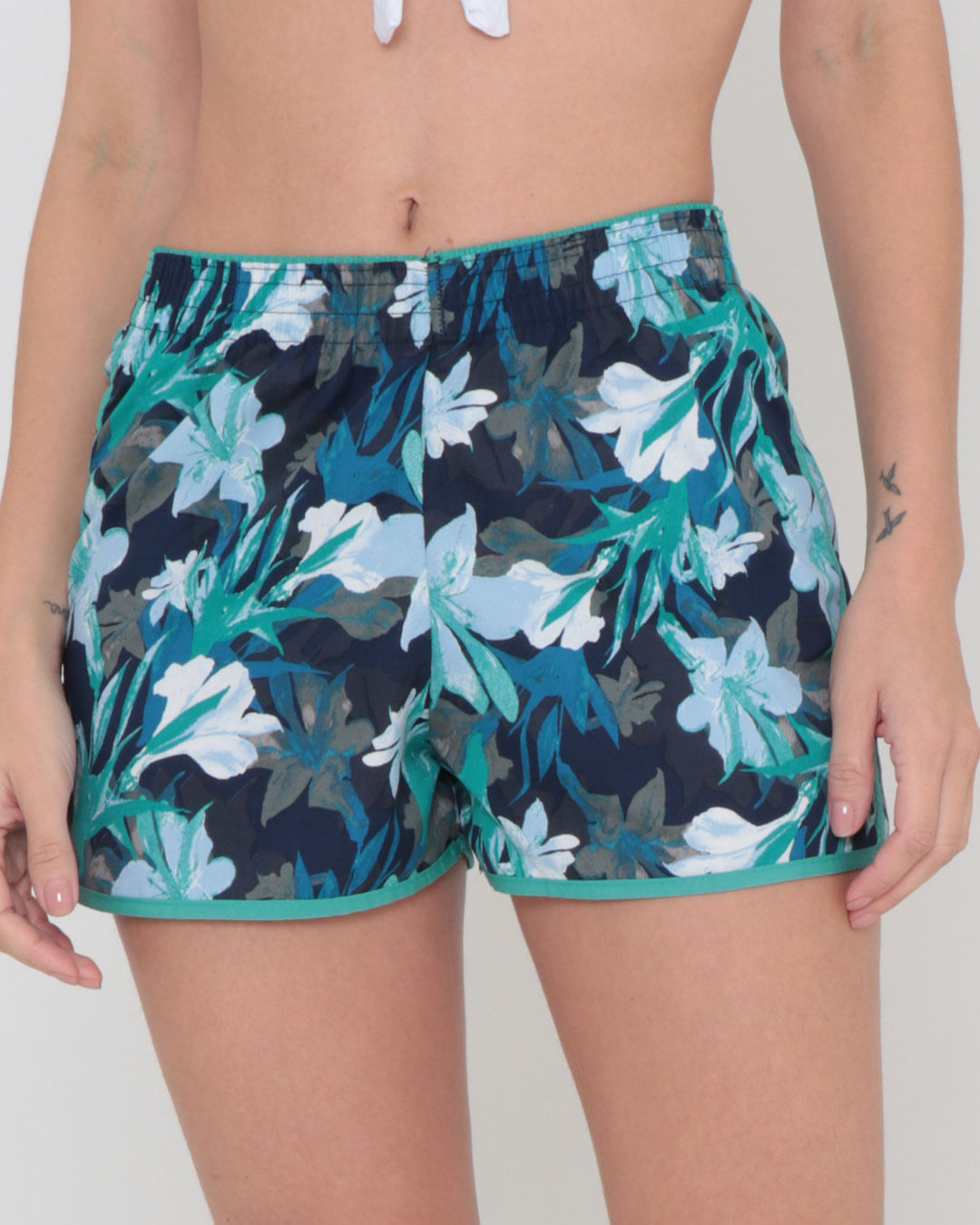 Short-Tactel-Estamp-Vies-Lat7475---Verde-Floral