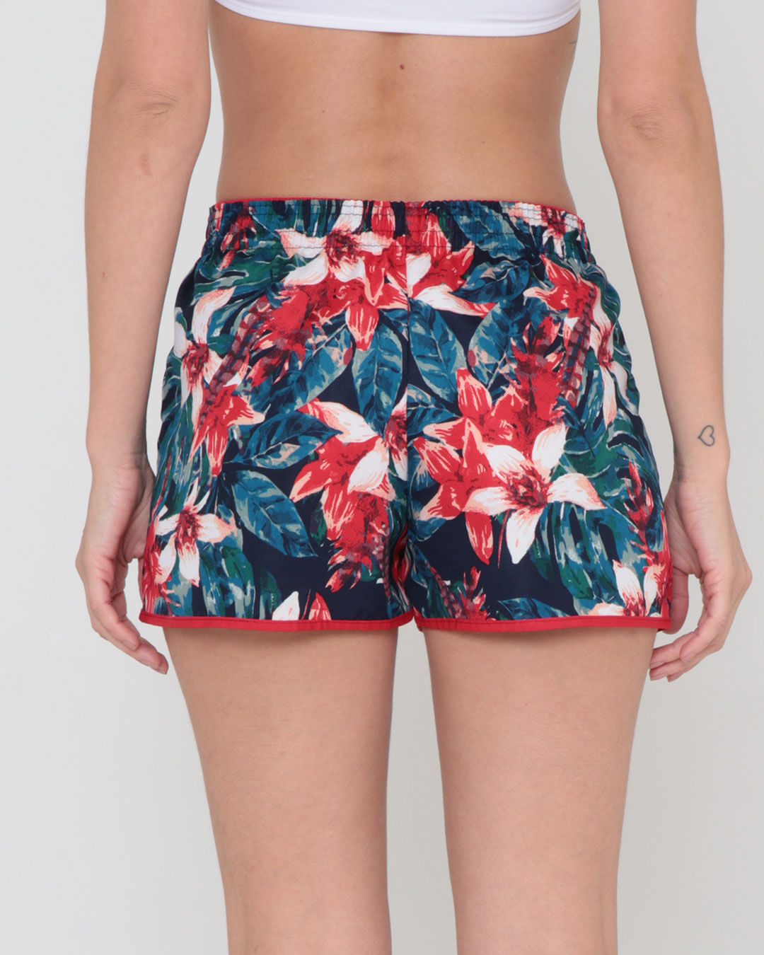 Short-Tactel-Estamp-Vies-Lat7475---Vermelho-Floral