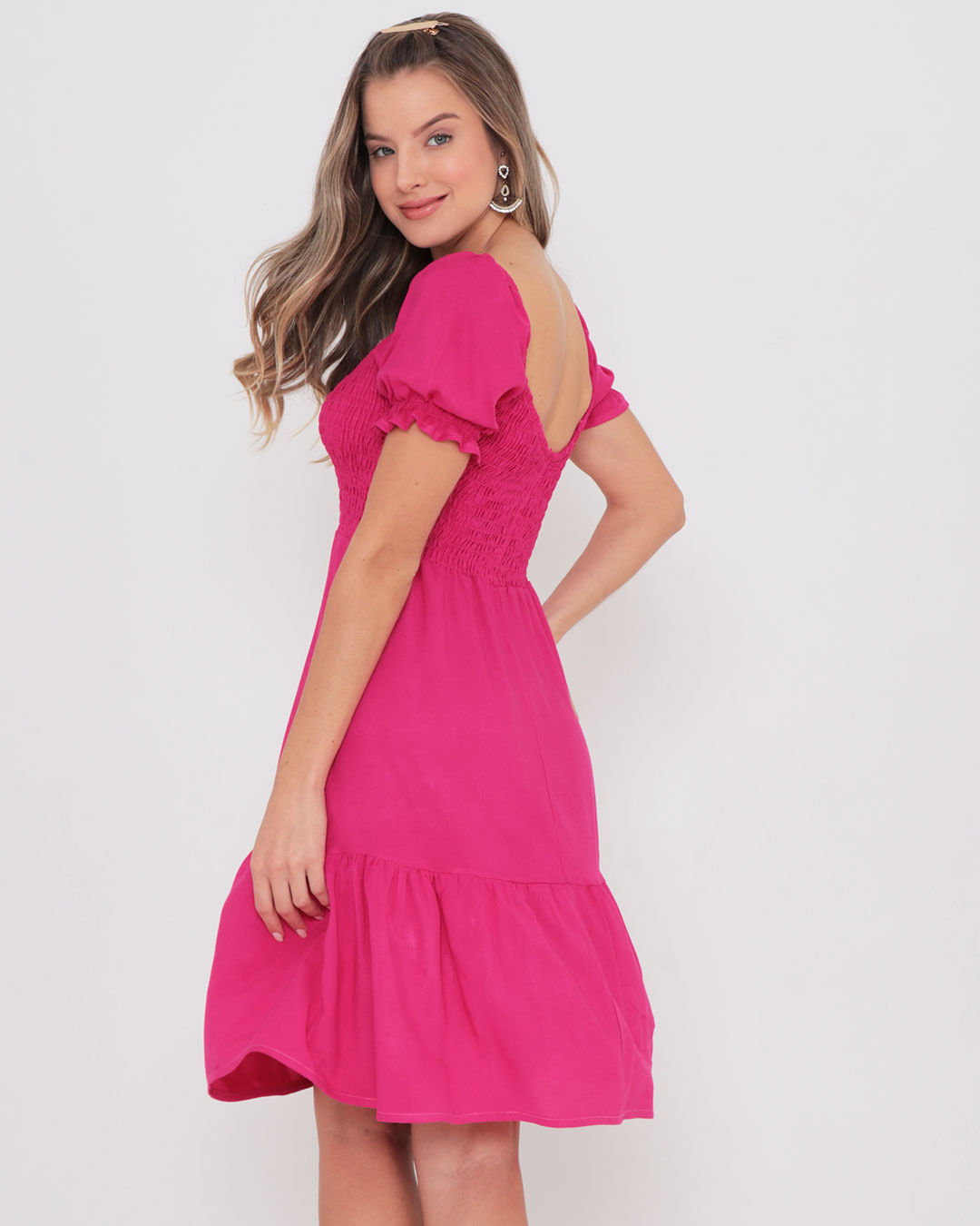 Vestido-Liso-Dec-V-Saia-Babad-8136rl---Rosa-Medio