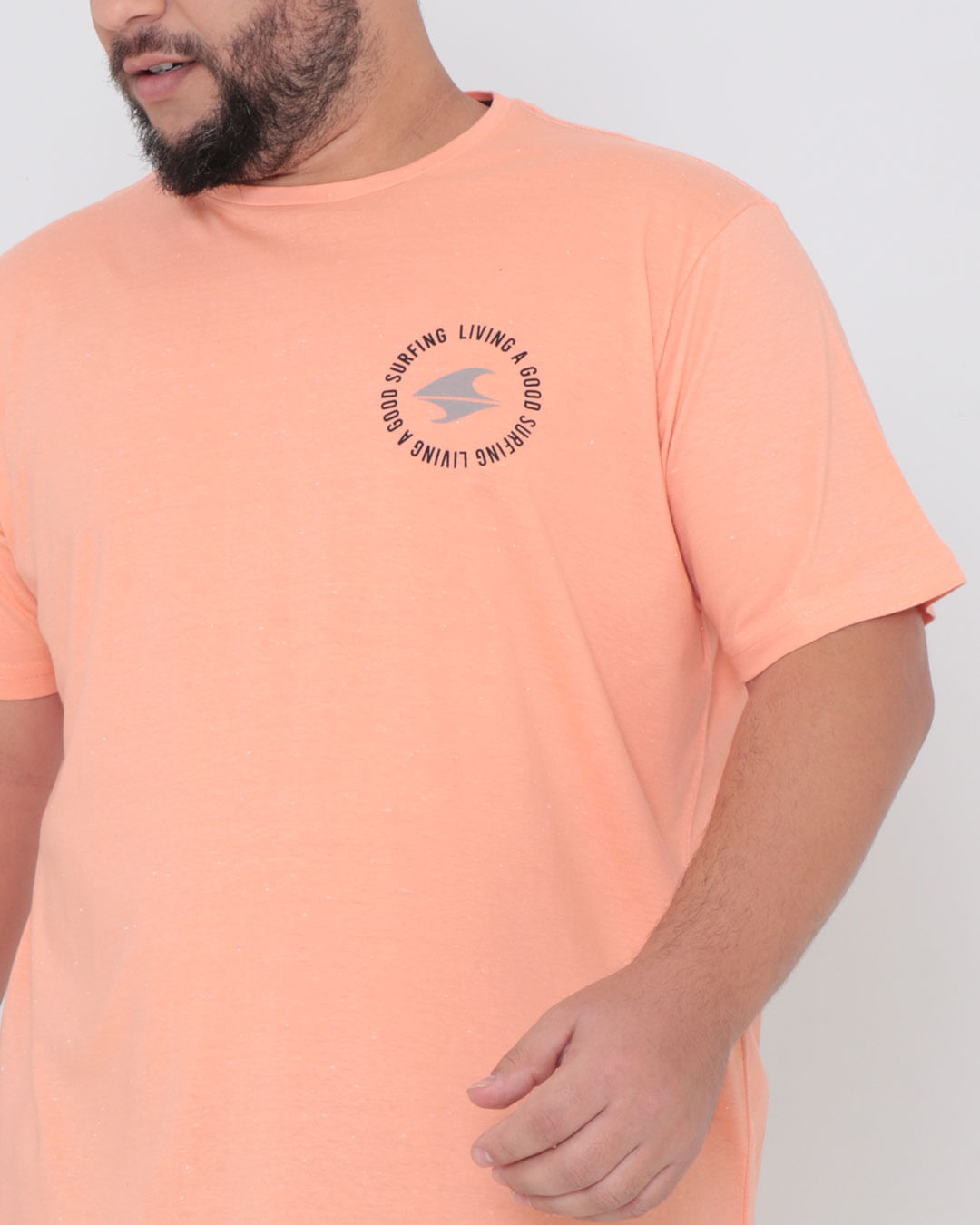 Camiseta-Botone-Salmao--Est-G1g4---Laranja-Claro