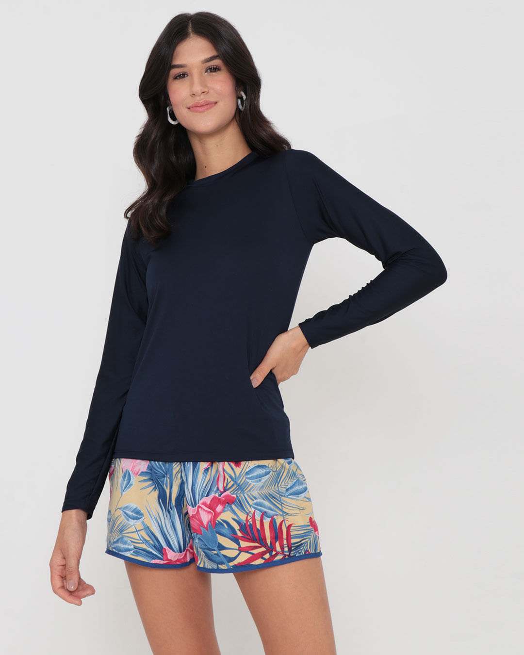 Short-Tactel-Estampado-16895---Azul-Floral