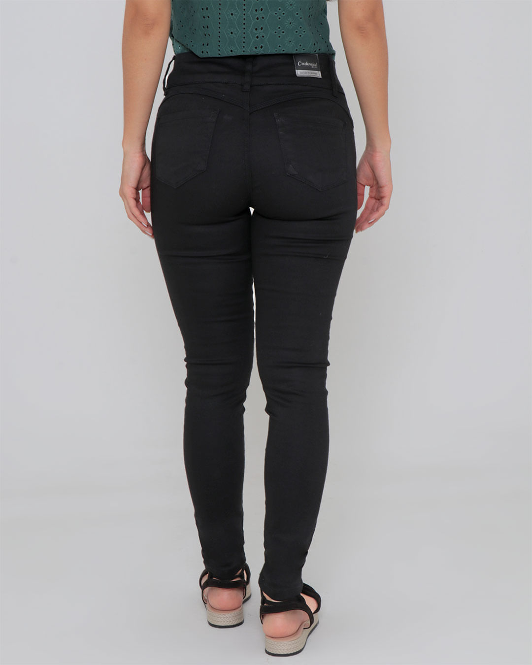 Calca-5694pr-Sarjaup-Fem-Ad---Black-Jeans-Escuro