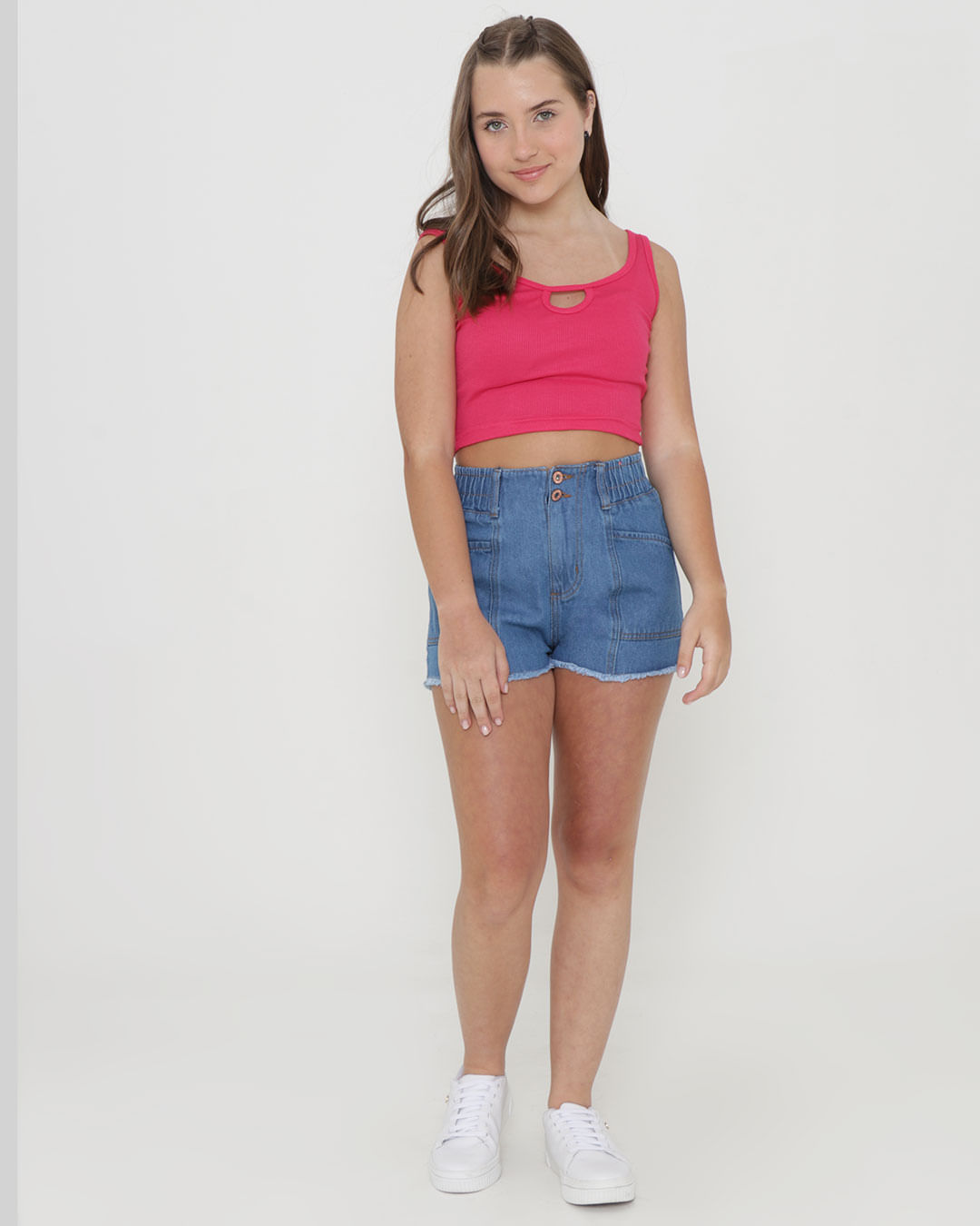 Short-7012452-Le-1016---Blue-Jeans-Medio