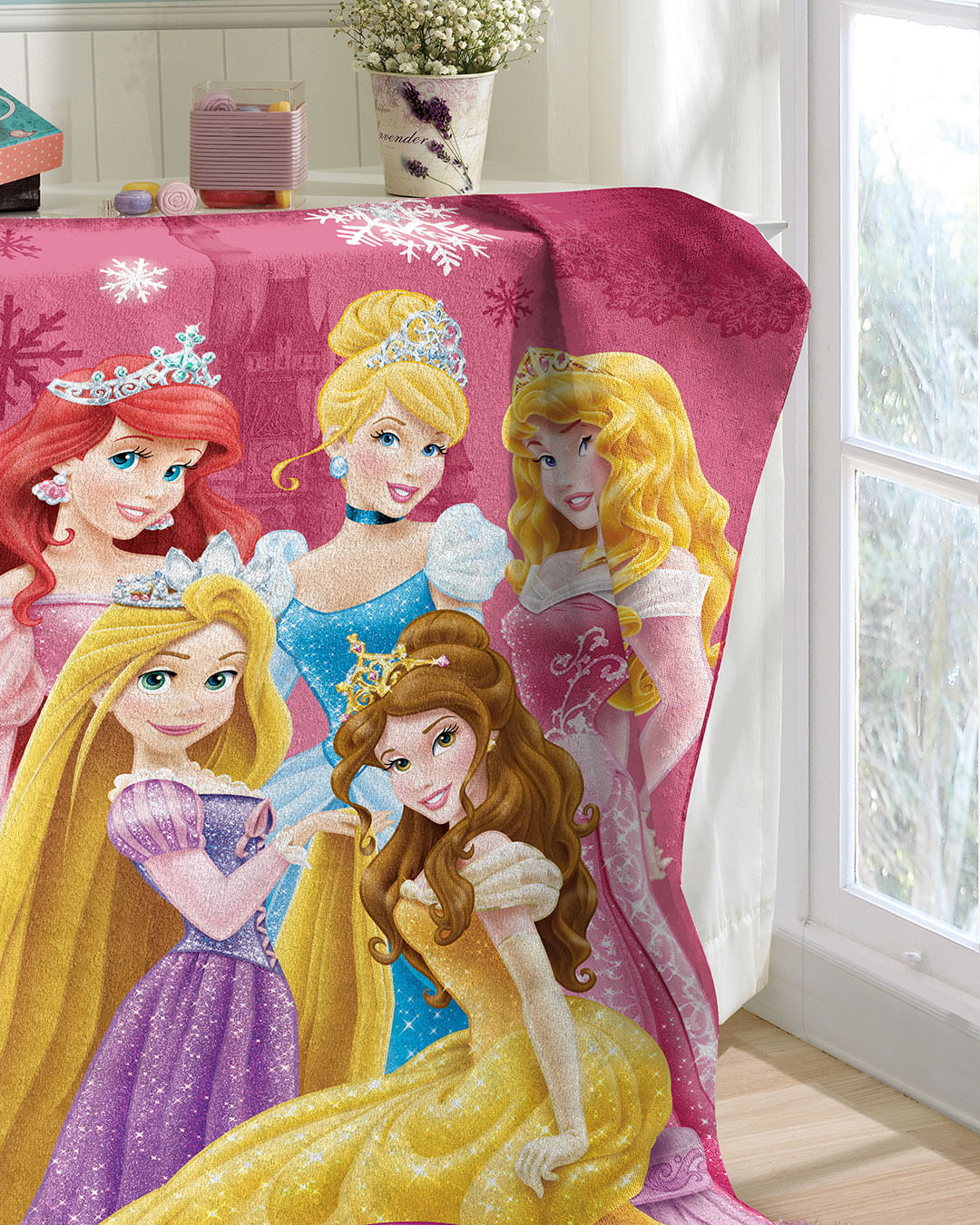 Toalha-Bh-Veludo-70x130-Princess-Line---Rosa-Claro
