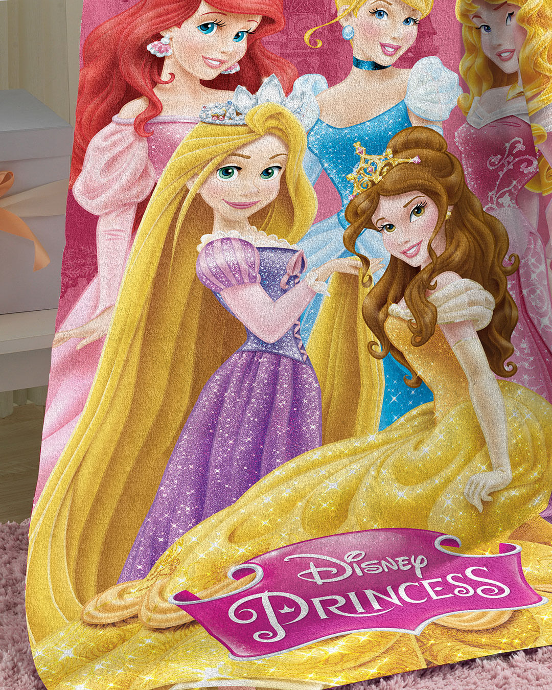 Toalha-Bh-Veludo-70x130-Princess-Line---Rosa-Claro