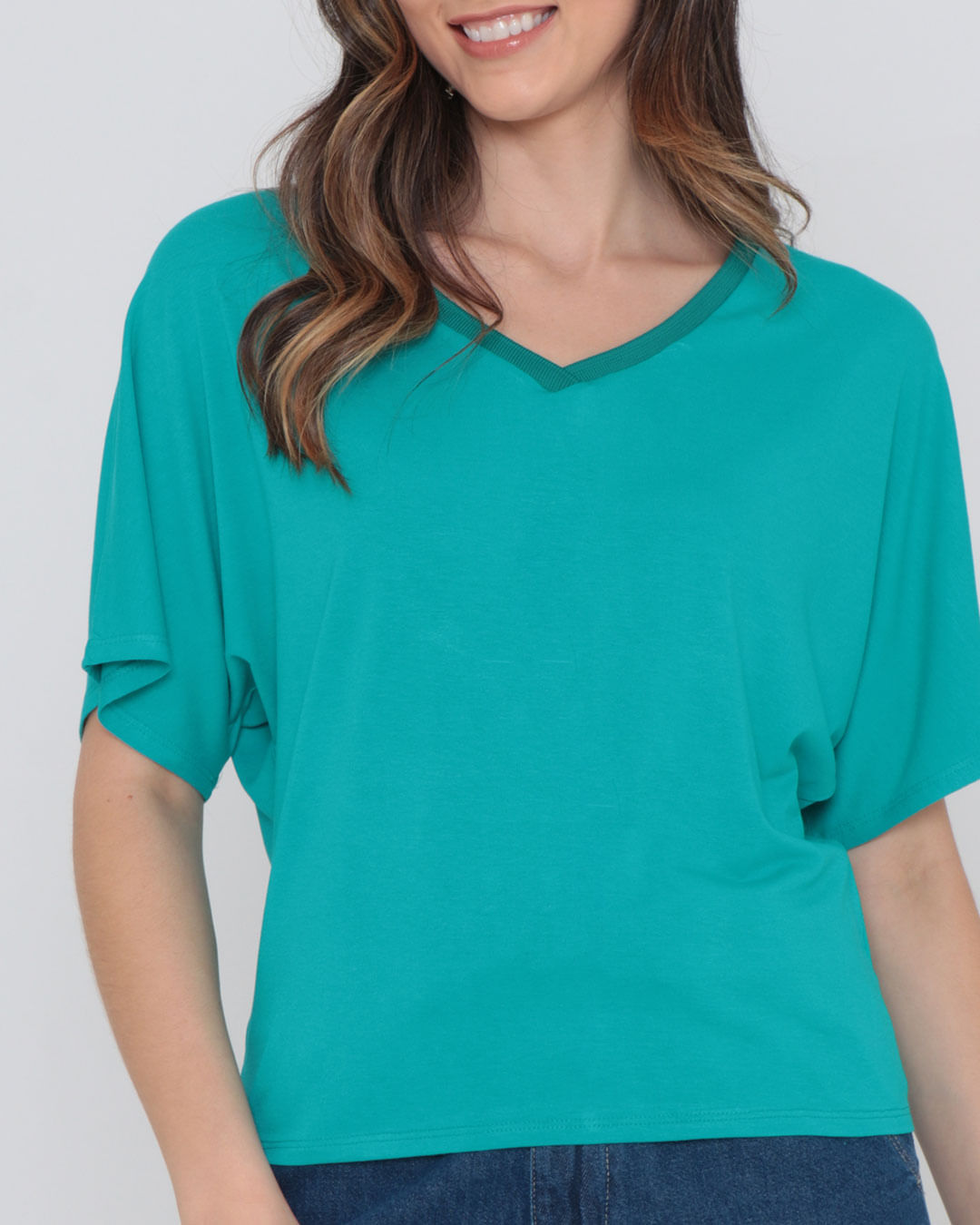 Blusa-Wt522--Gola-V-Retilinea---Verde-Claro