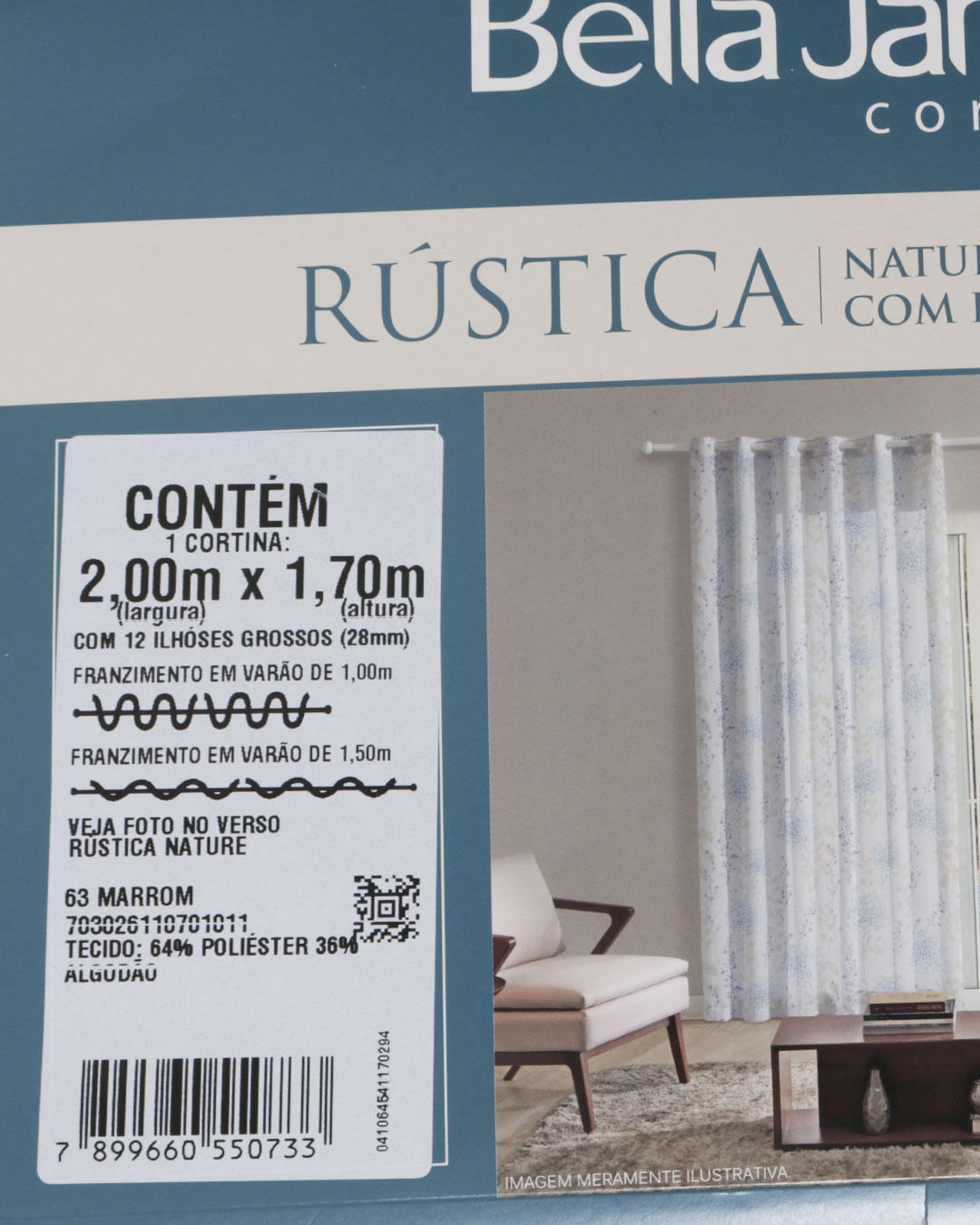 Cortina-Rustica-200m-X-170m-Naturemar---Marrom-Claro