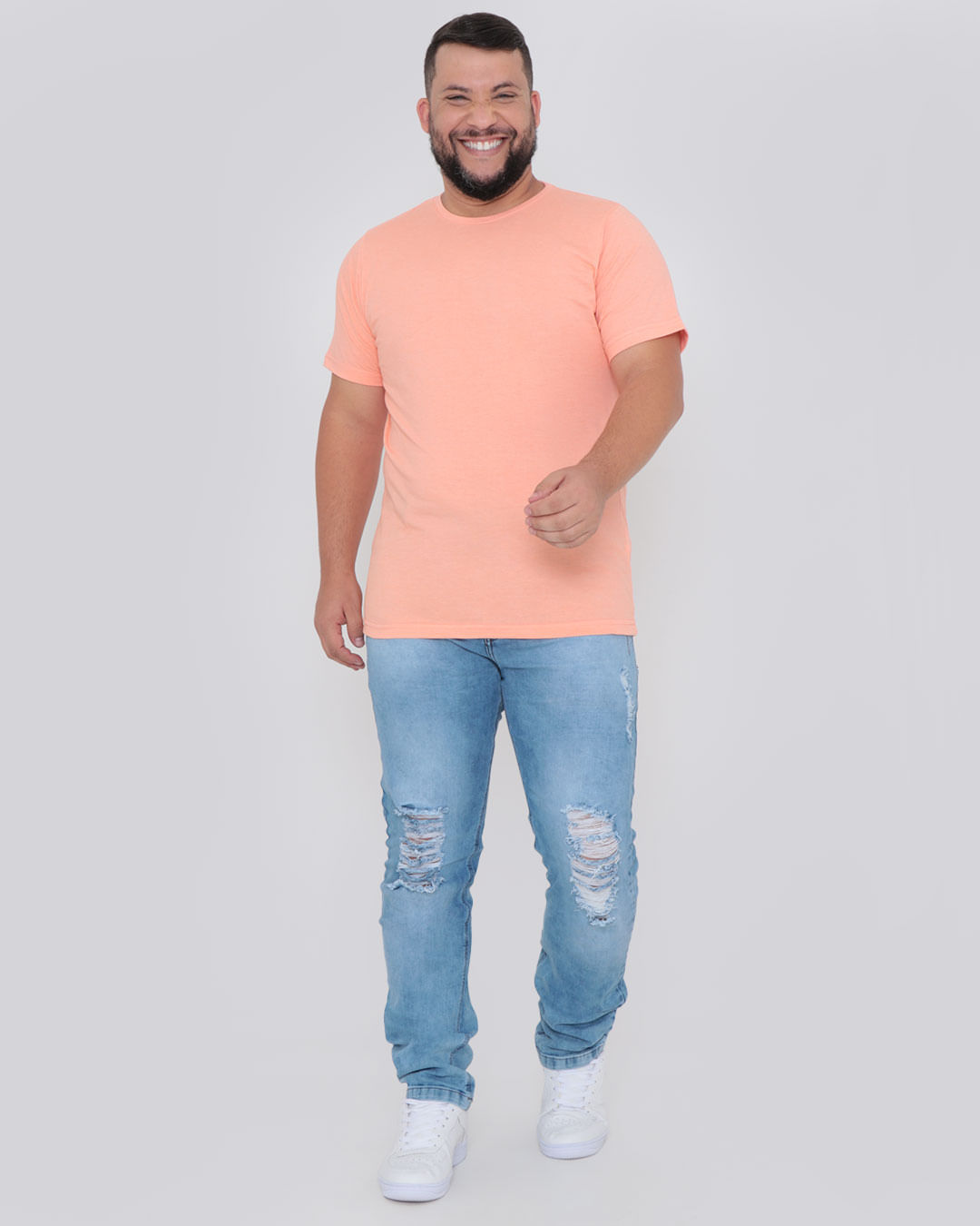 Camiseta-Mm-Lisa-Salmao-G1g4---Laranja-Claro