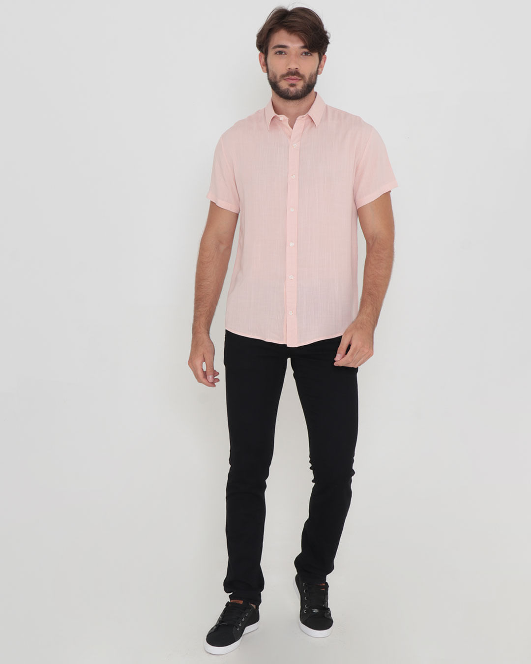 Camisa-Mc-Viscolinho-Salmao---Pgg---Rosa-Claro
